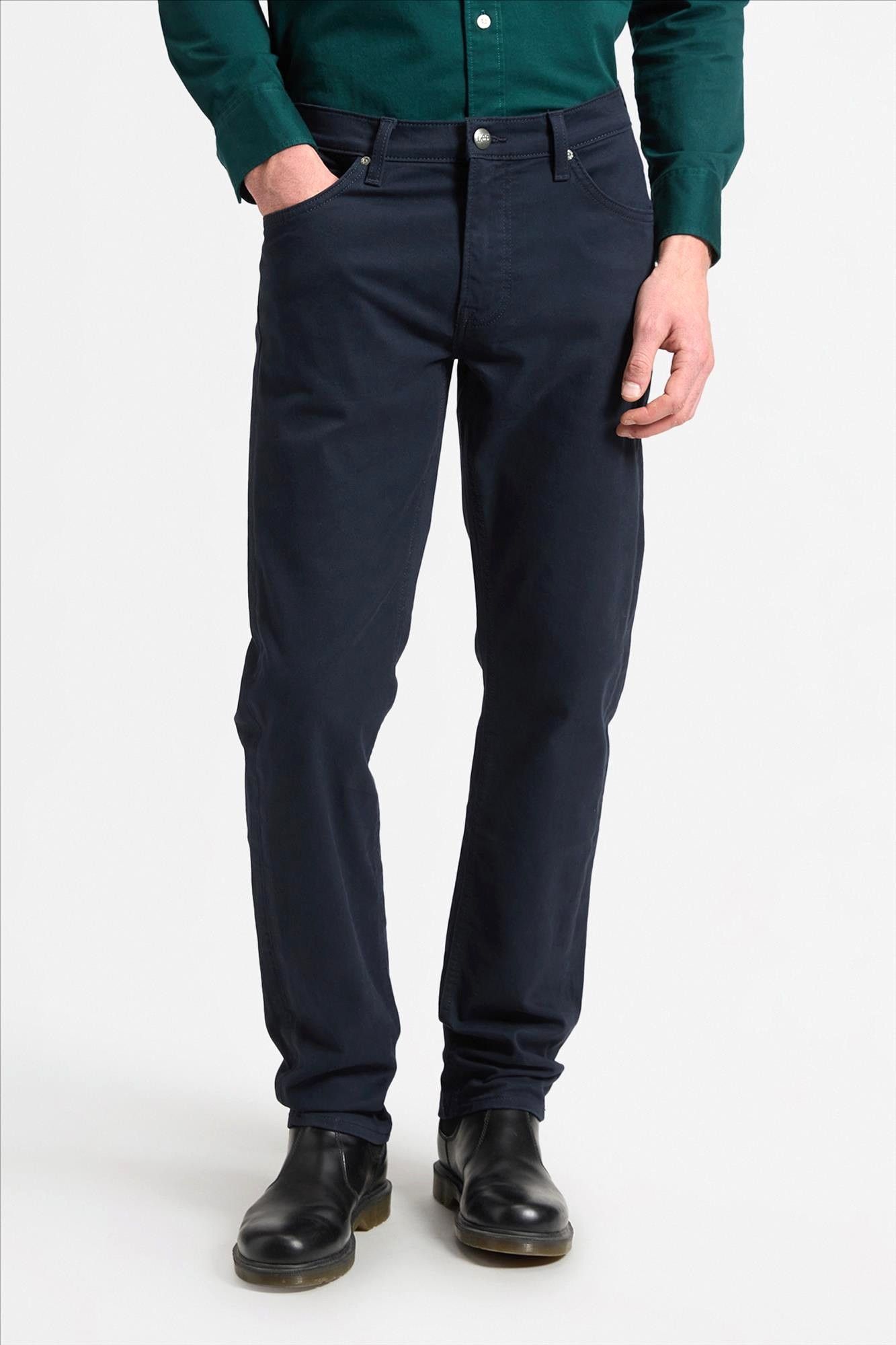 Lee - Donkerblauwe Daren regular straight broek