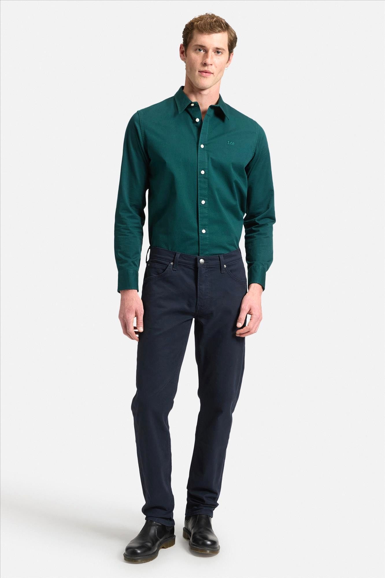 Lee - Donkerblauwe Daren regular straight broek