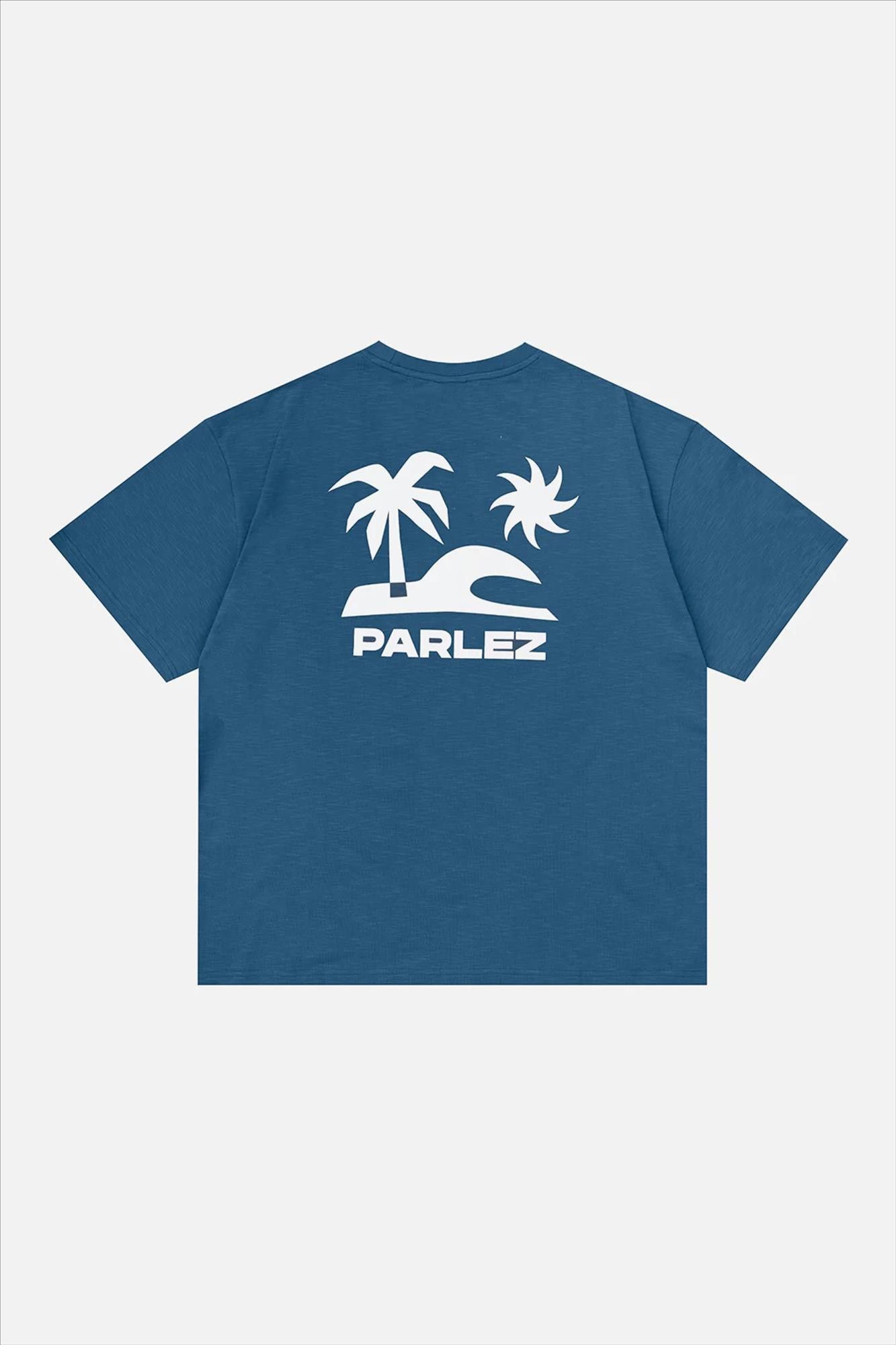 PARLEZ - Blauwe Cape T-shirt