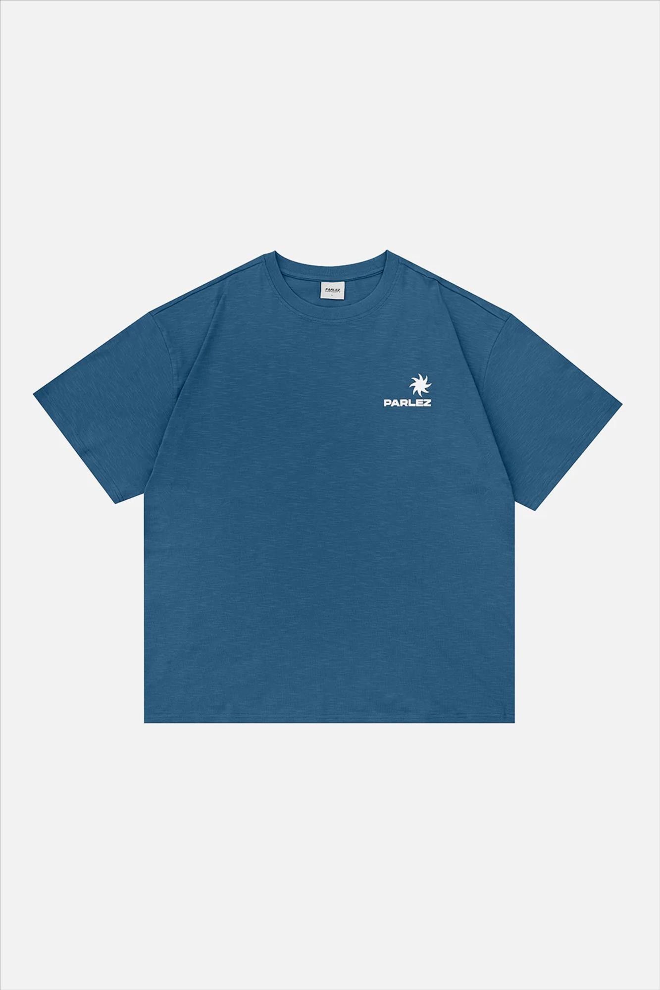 PARLEZ - Blauwe Cape T-shirt