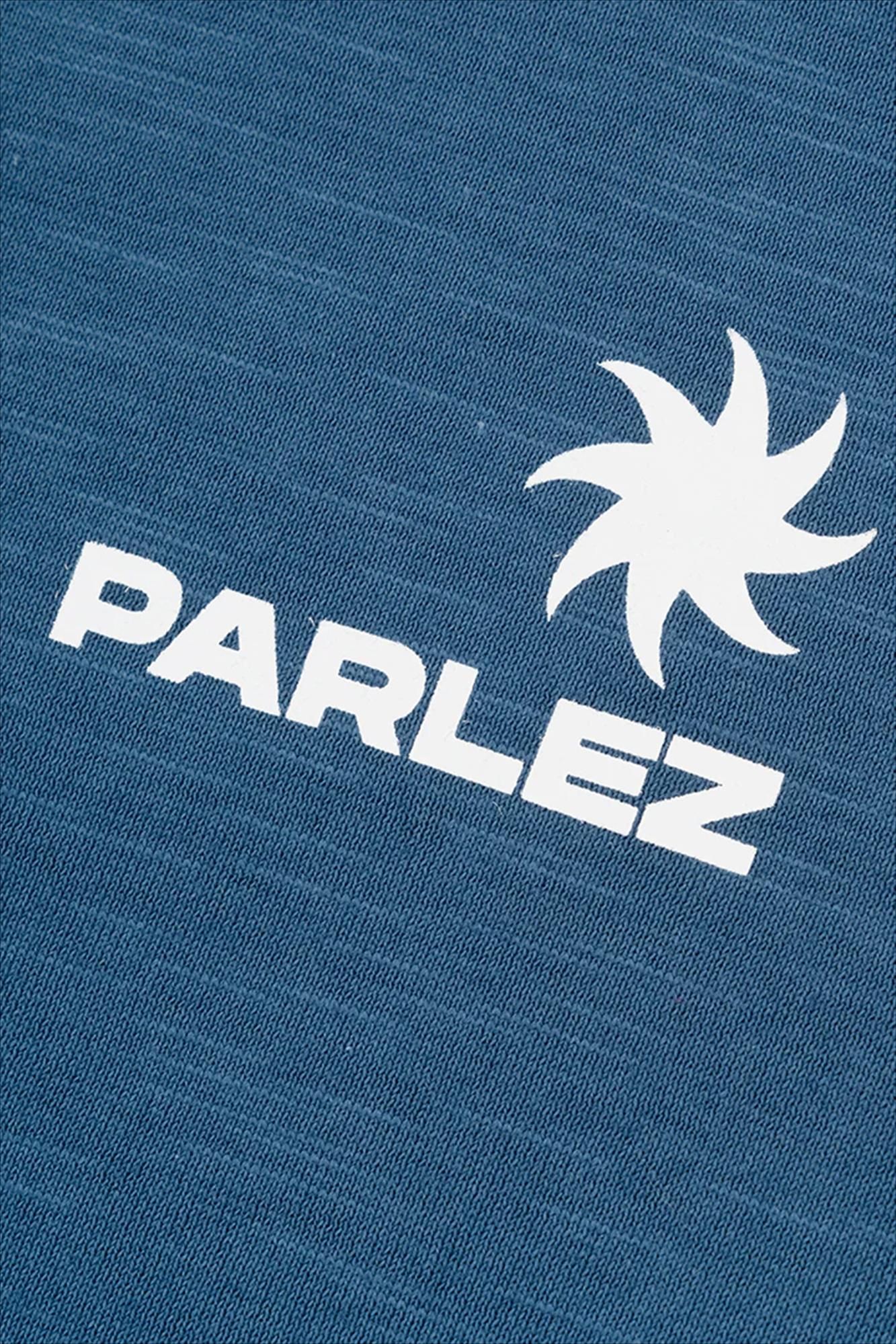PARLEZ - Blauwe Cape T-shirt