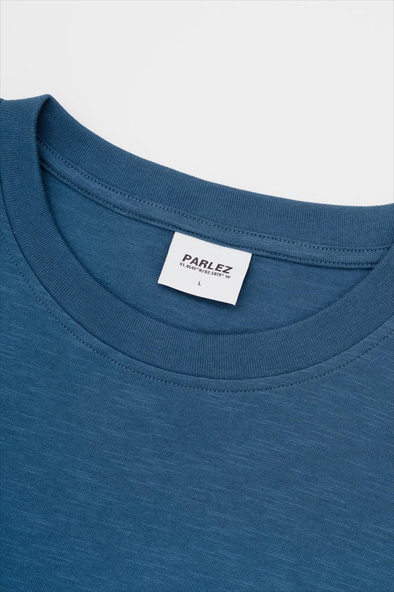 PARLEZ - Blauwe Cape T-shirt