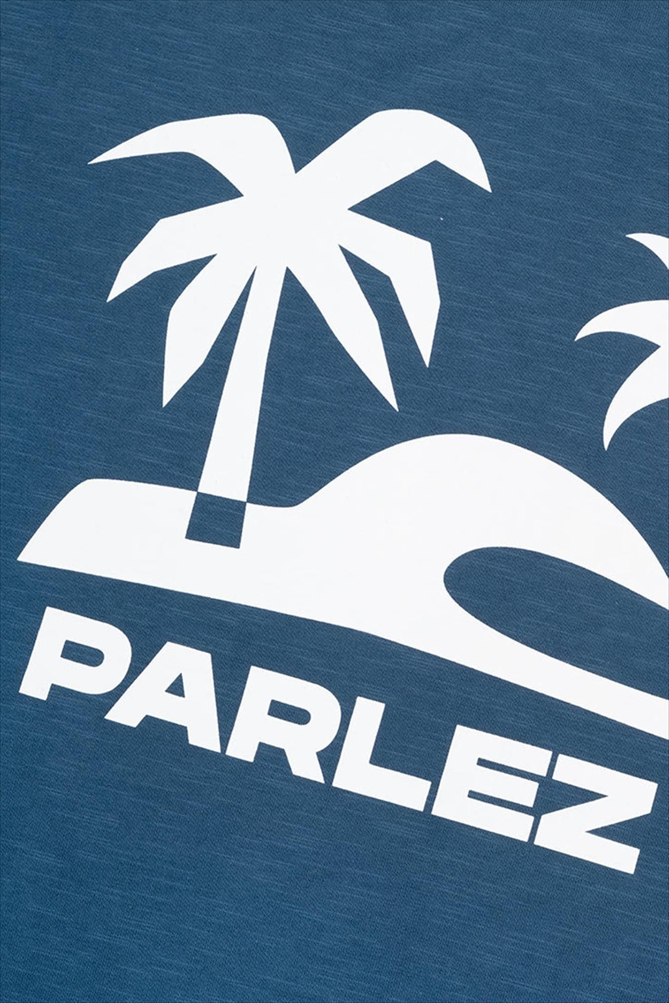 PARLEZ - Blauwe Cape T-shirt
