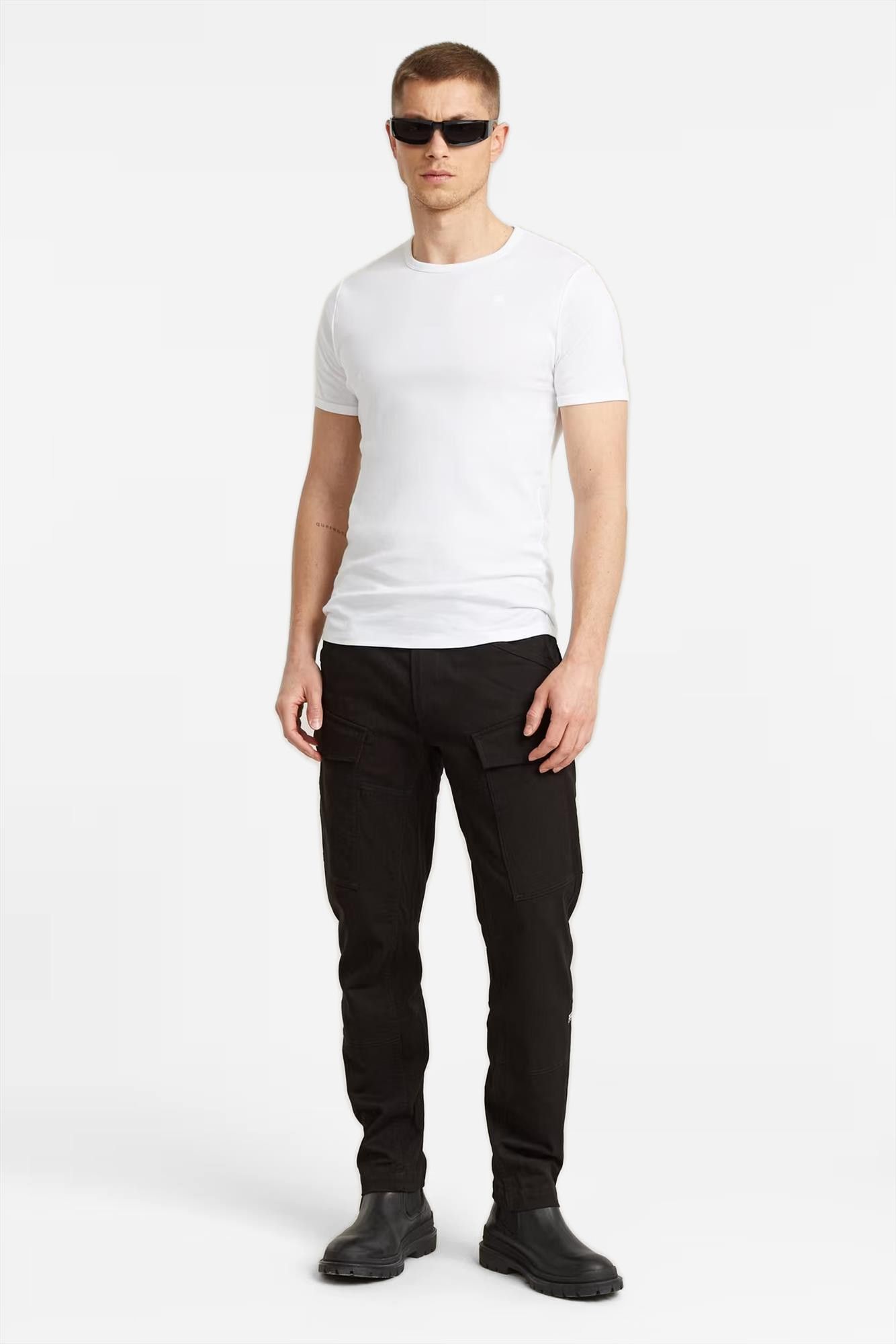 G-Star - Witte Basic 2-pack T-shirt