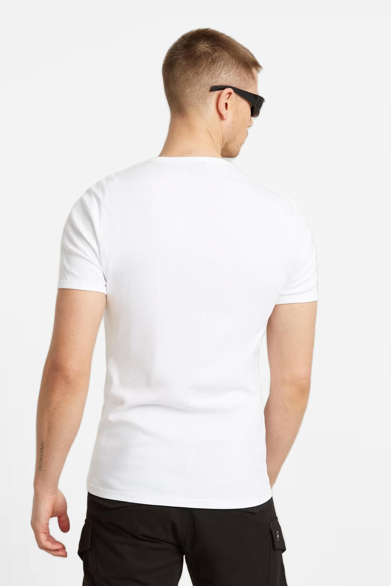 G-Star - Witte Basic 2-pack T-shirt