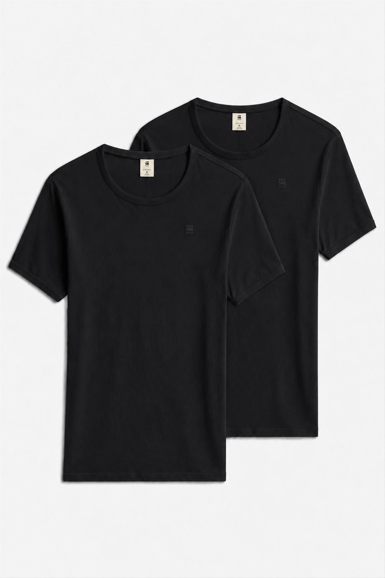 G-Star - Zwarte Basic 2-pack T-shirt