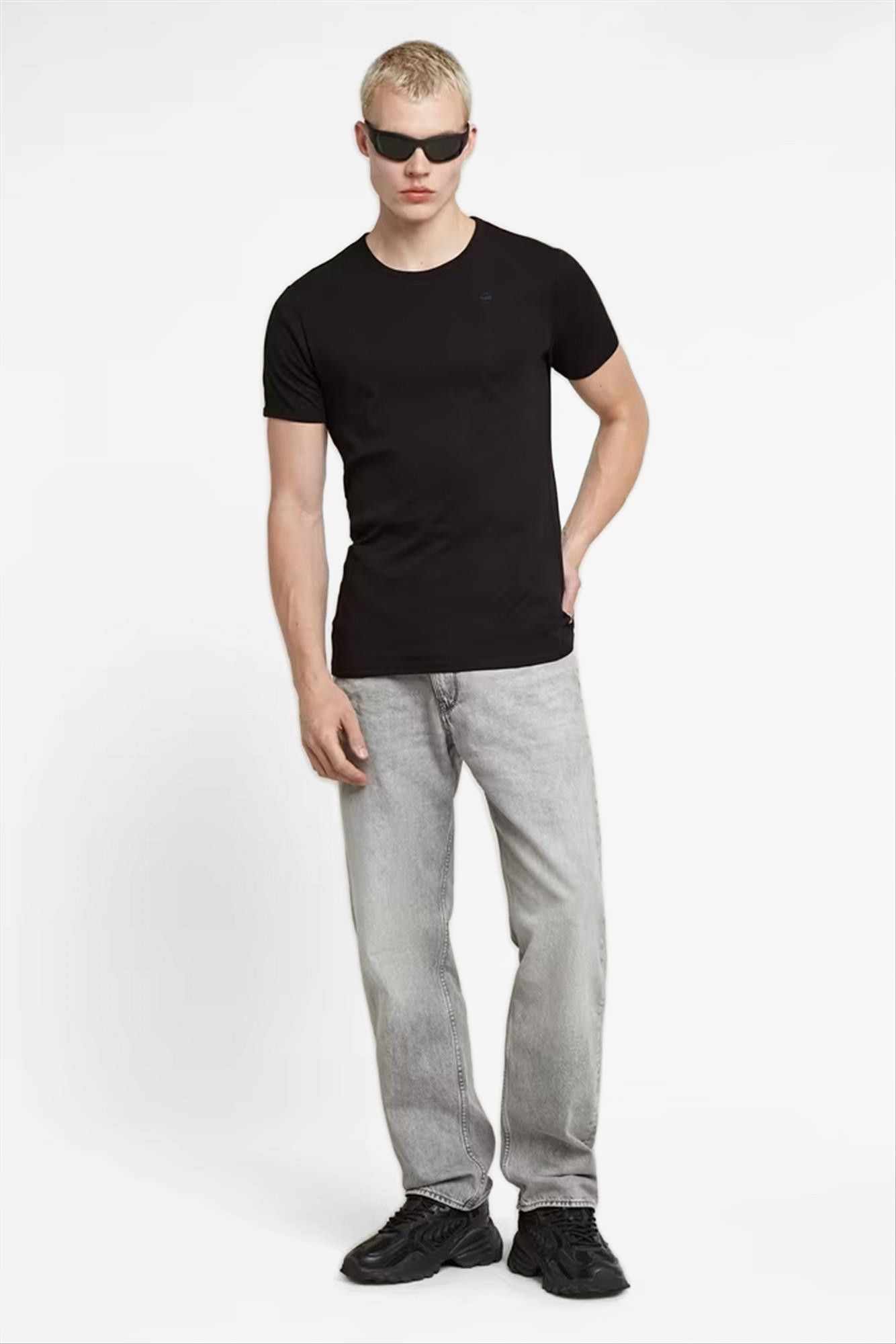G-Star - Zwarte Basic 2-pack T-shirt