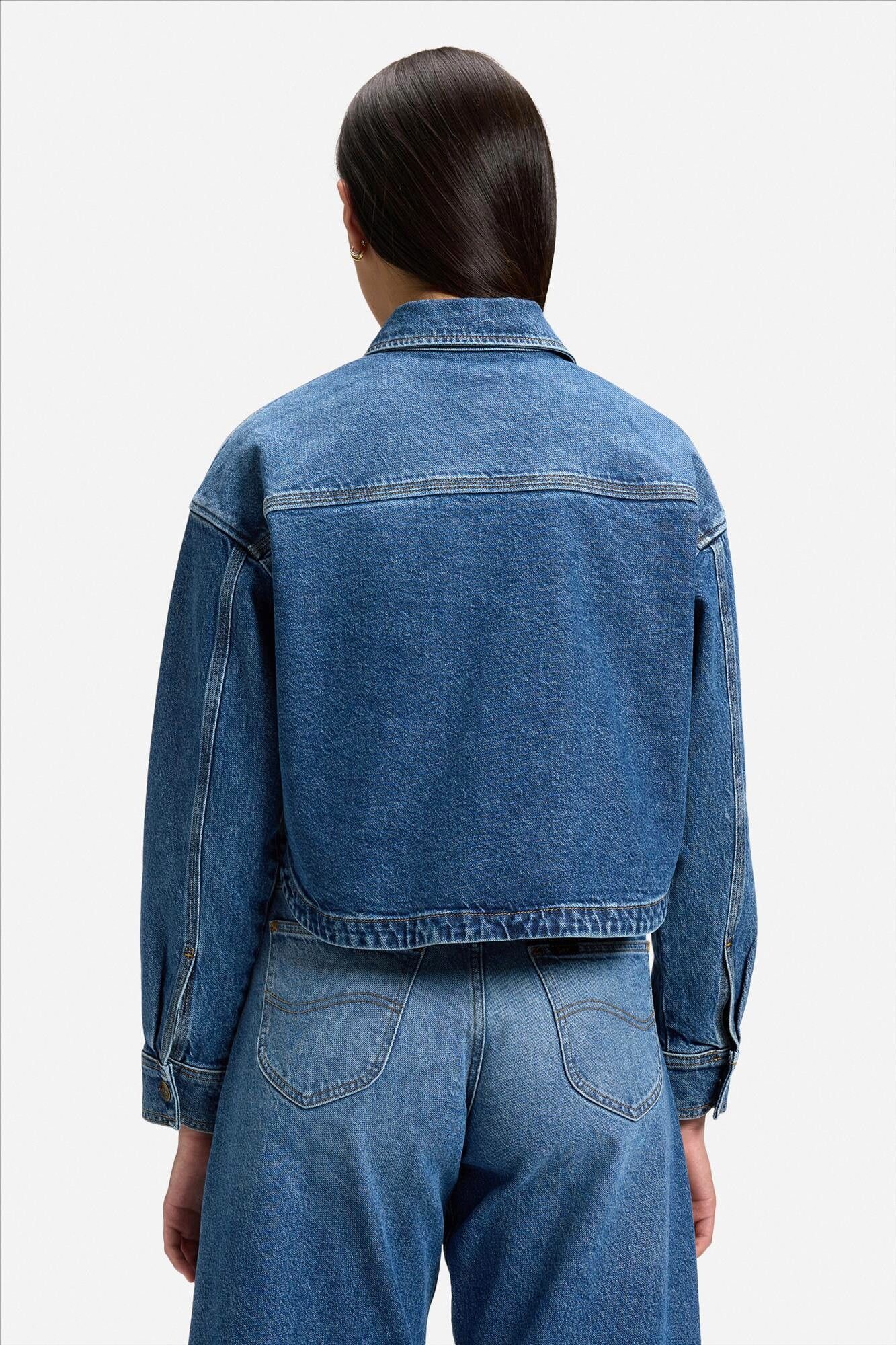 Lee - Blauwe Vintage Flap Pocket overshirt