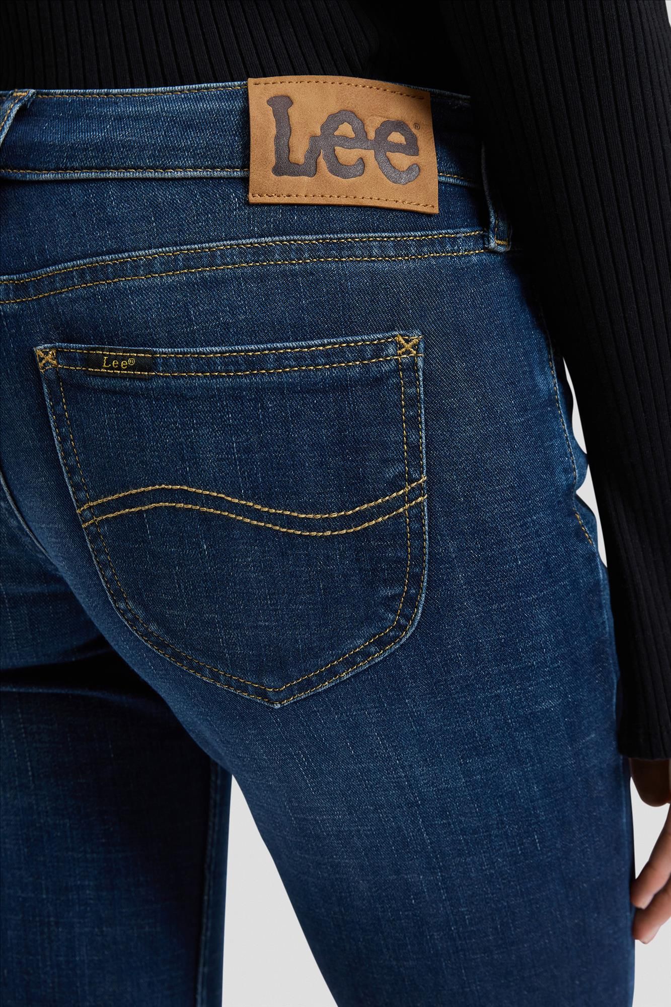 Lee - Donkerblauwe Jessica bootcut jeans