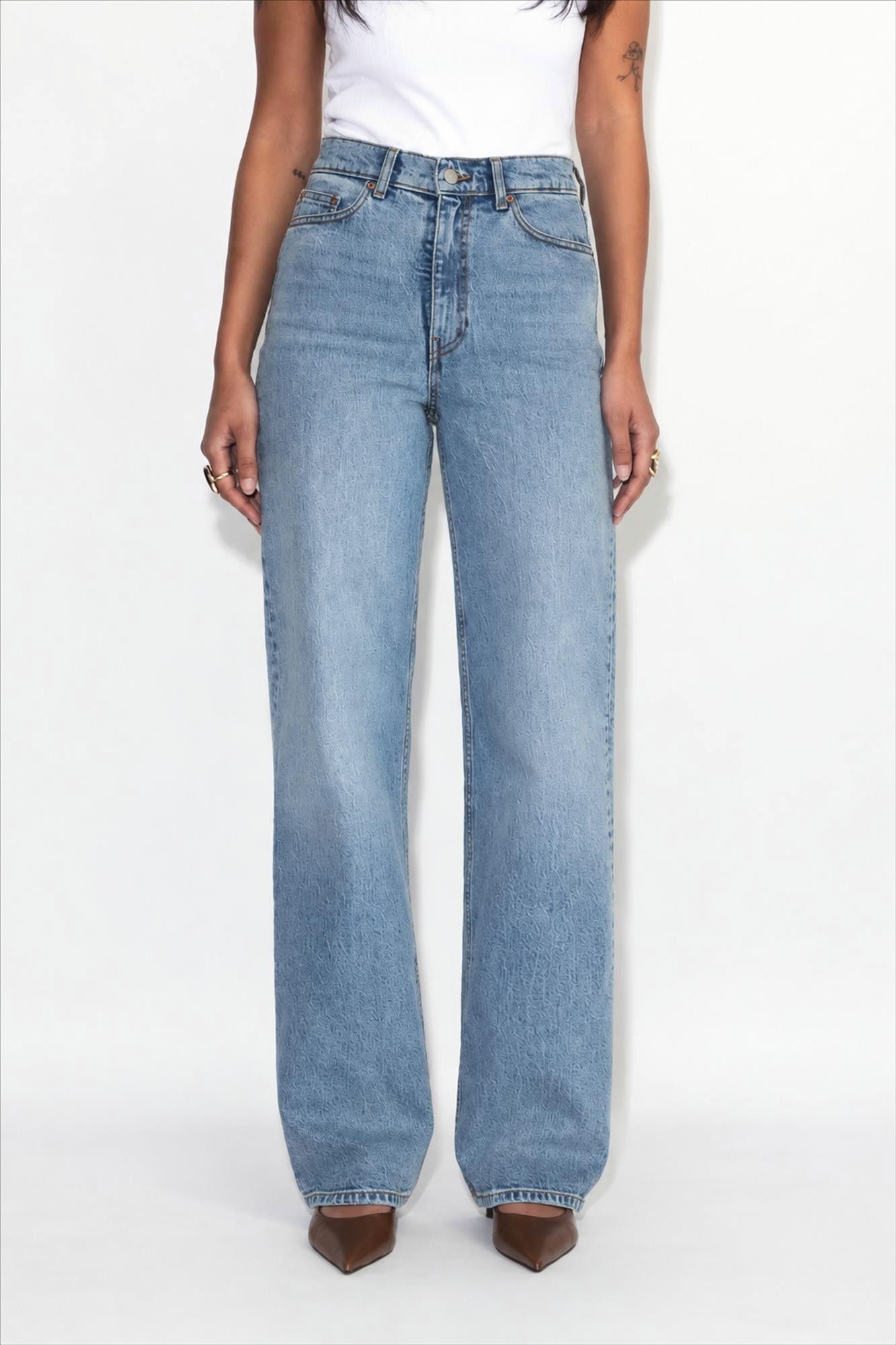 Dr. Denim - Blauwe Echo straight jeans