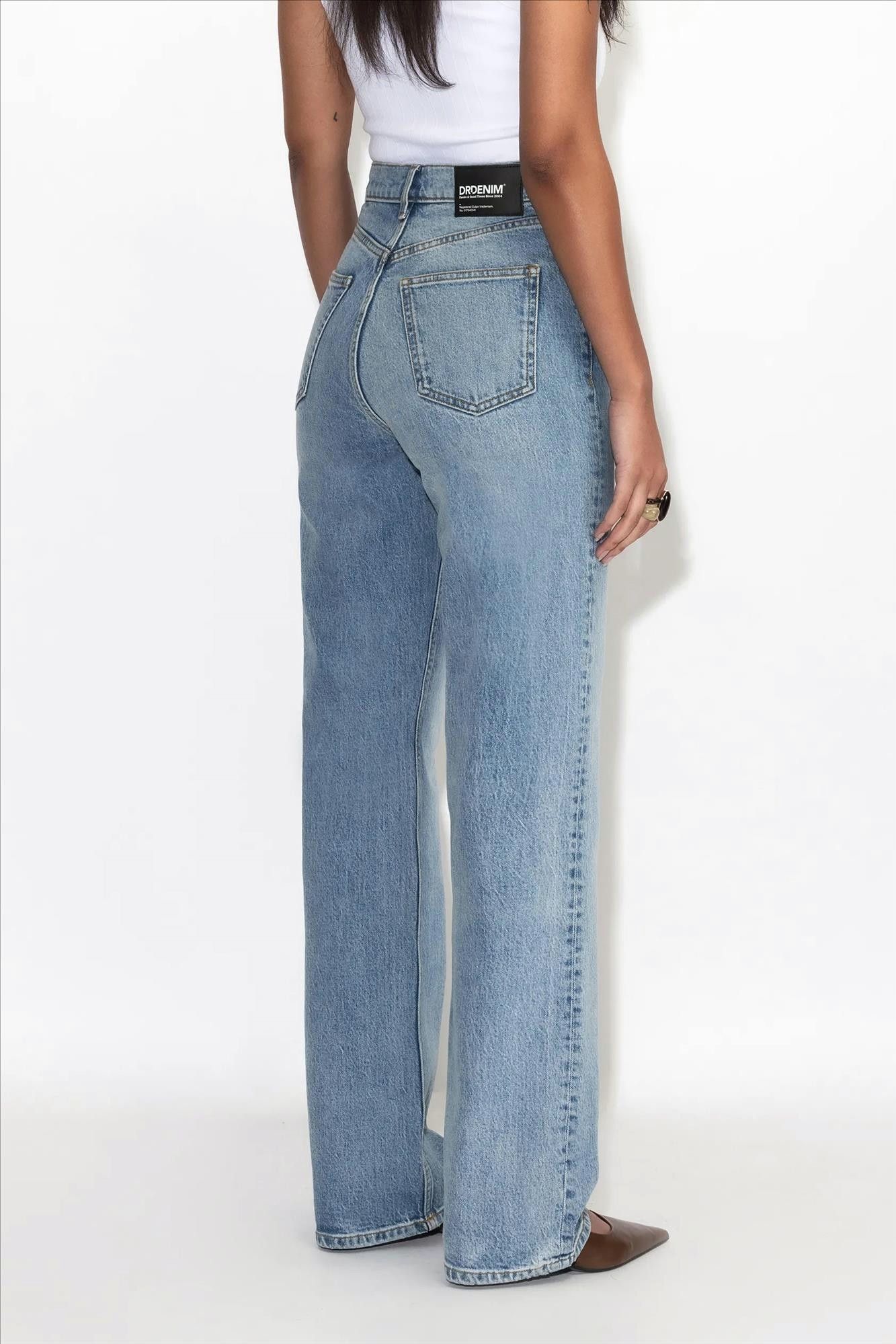 Dr. Denim - Blauwe Echo straight jeans