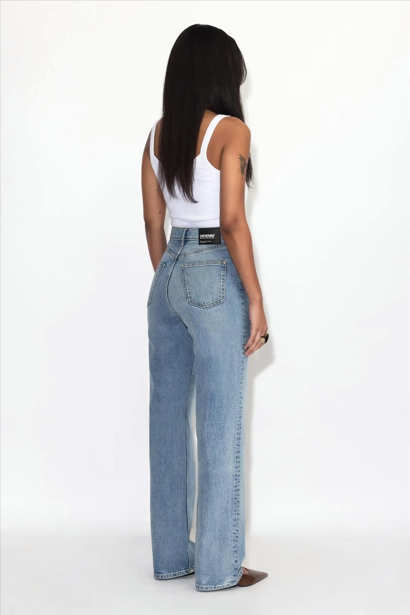 Dr. Denim - Blauwe Echo straight jeans