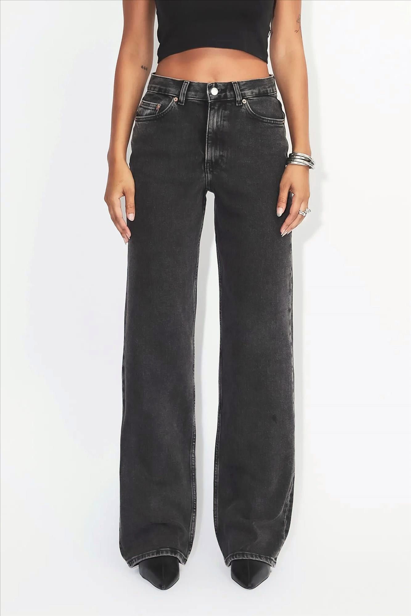 Dr. Denim - Zwarte Retro Echo straight jeans