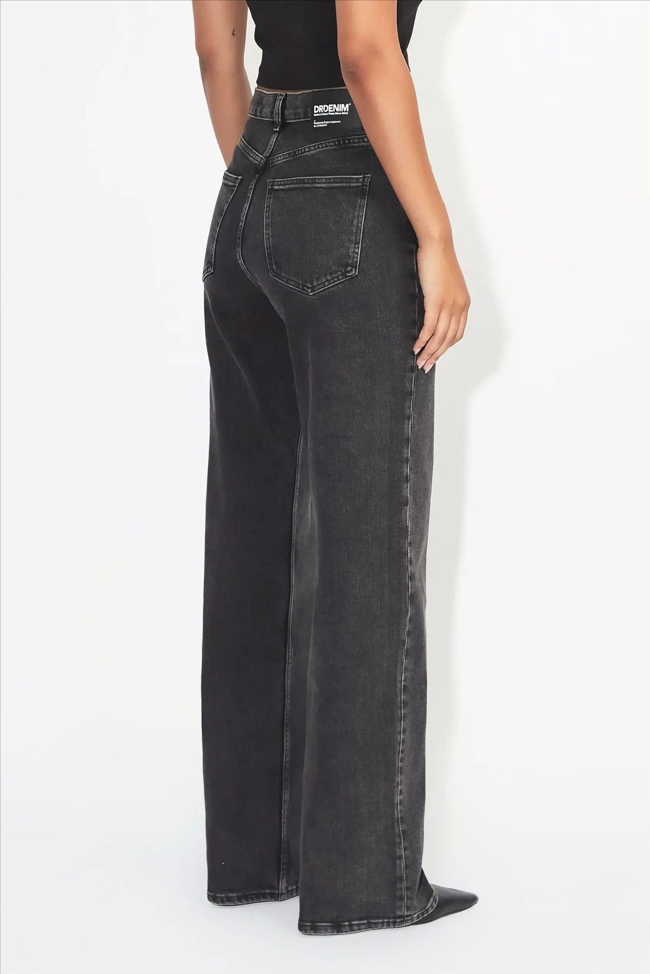 Dr. Denim - Zwarte Retro Echo straight jeans