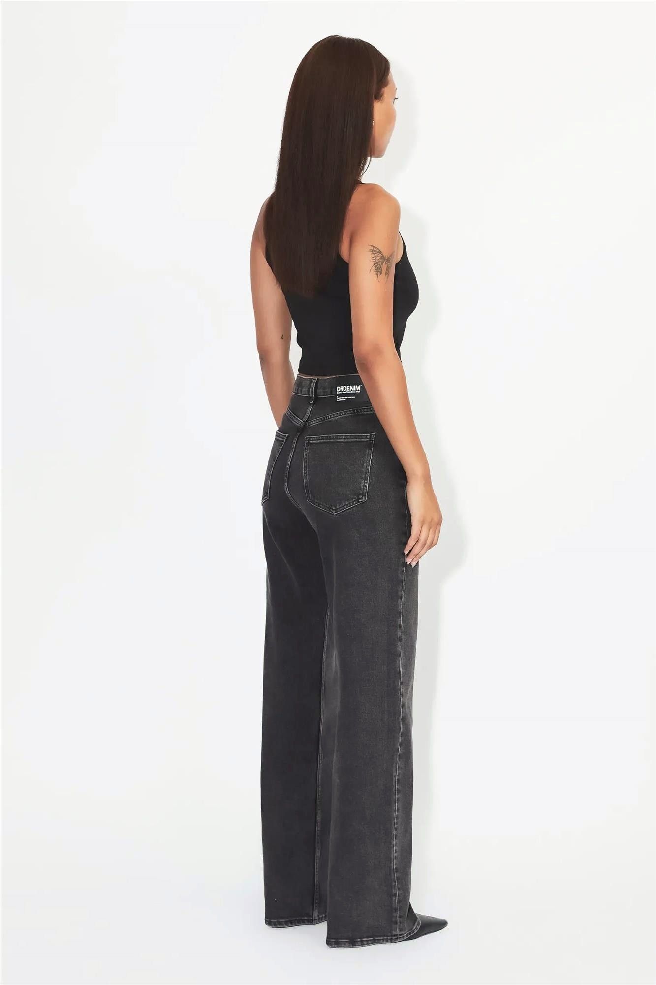Dr. Denim - Zwarte Retro Echo straight jeans