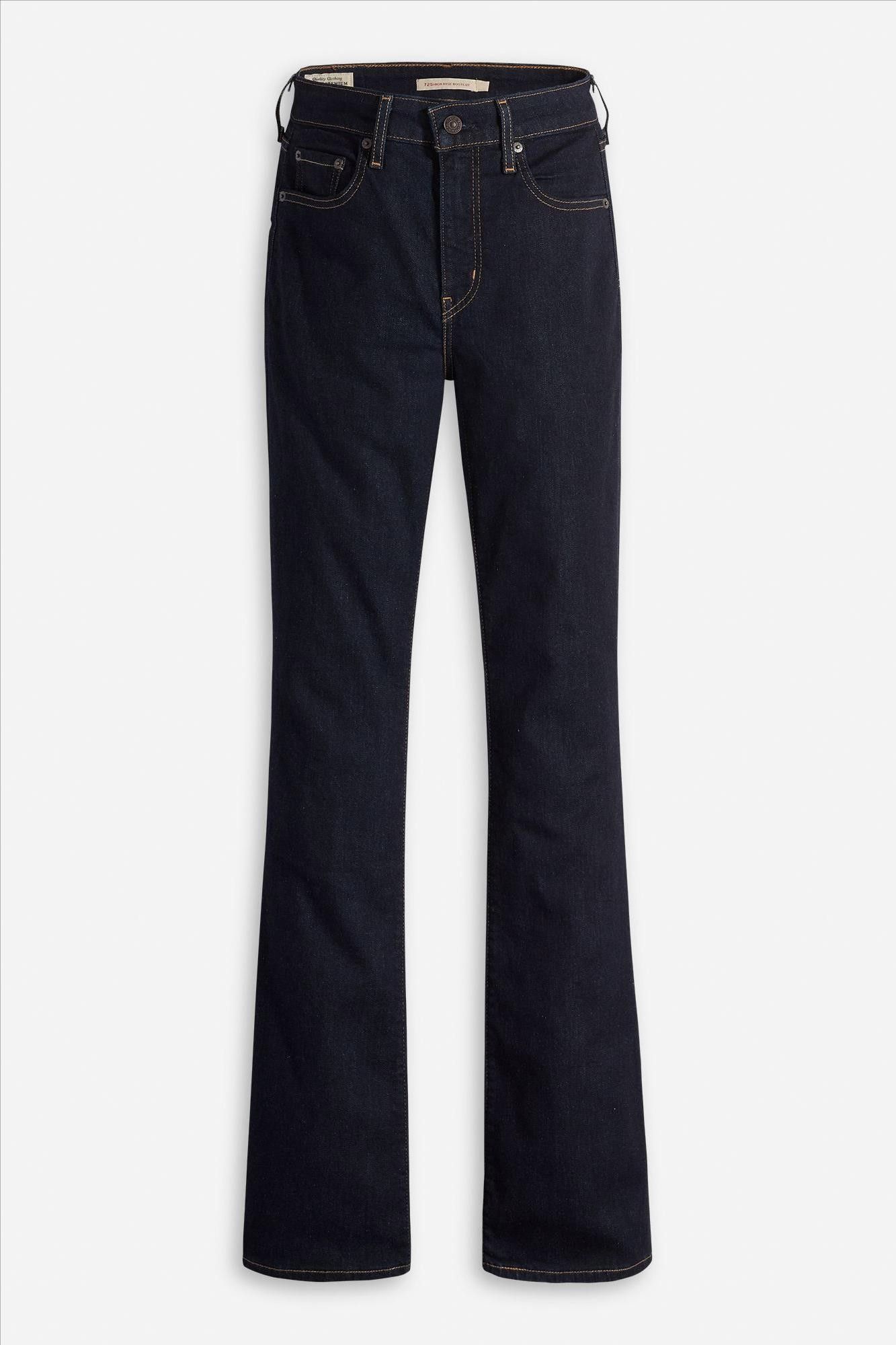 Levi's - Donkerblauwe 725 Bootcut jeans