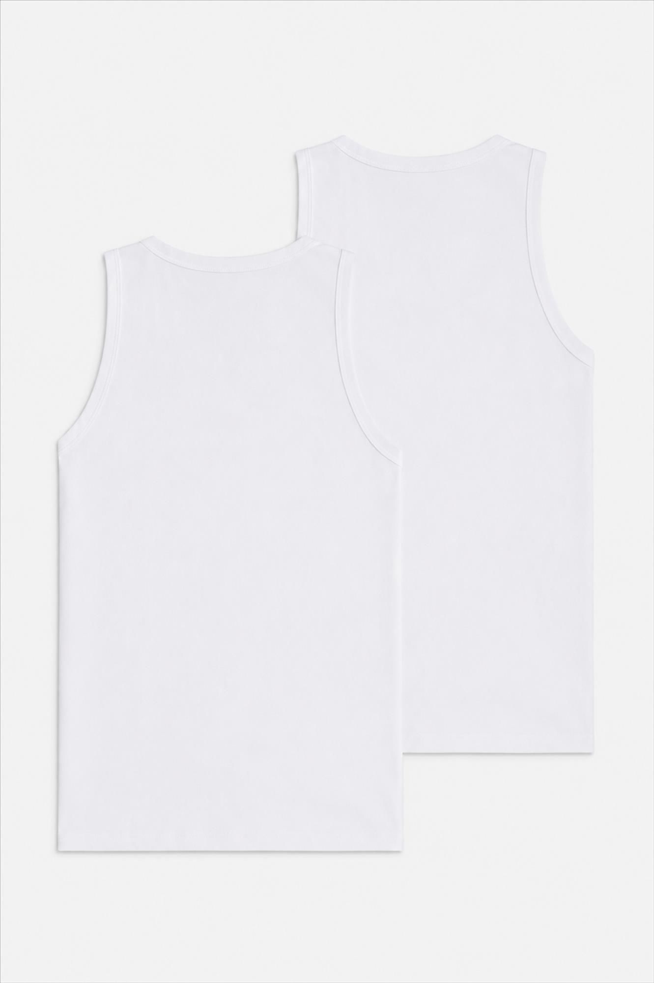 G-Star - Witte Basic 2-pack singlet