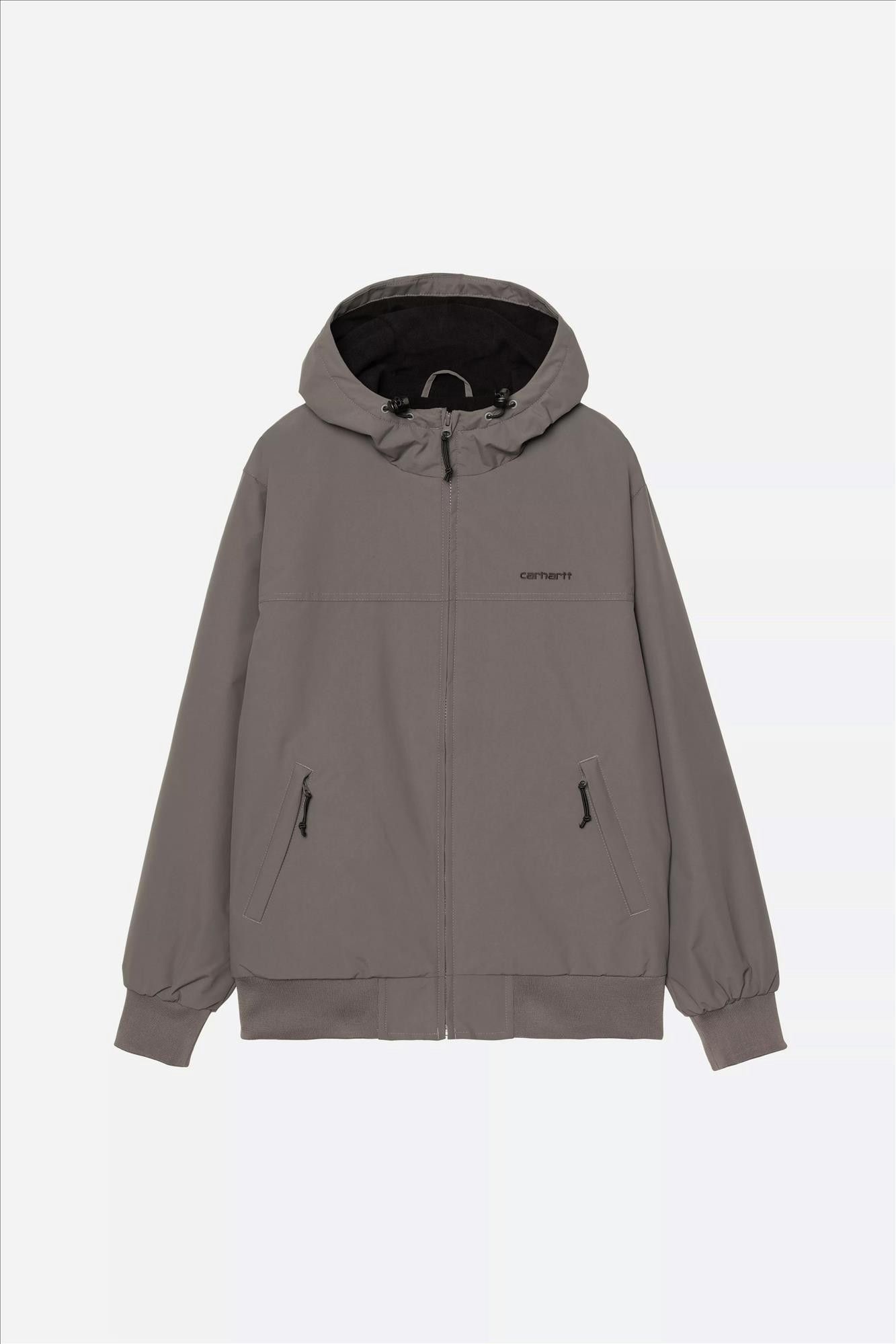 Carhartt WIP - Grijze Hooded Sail jacket