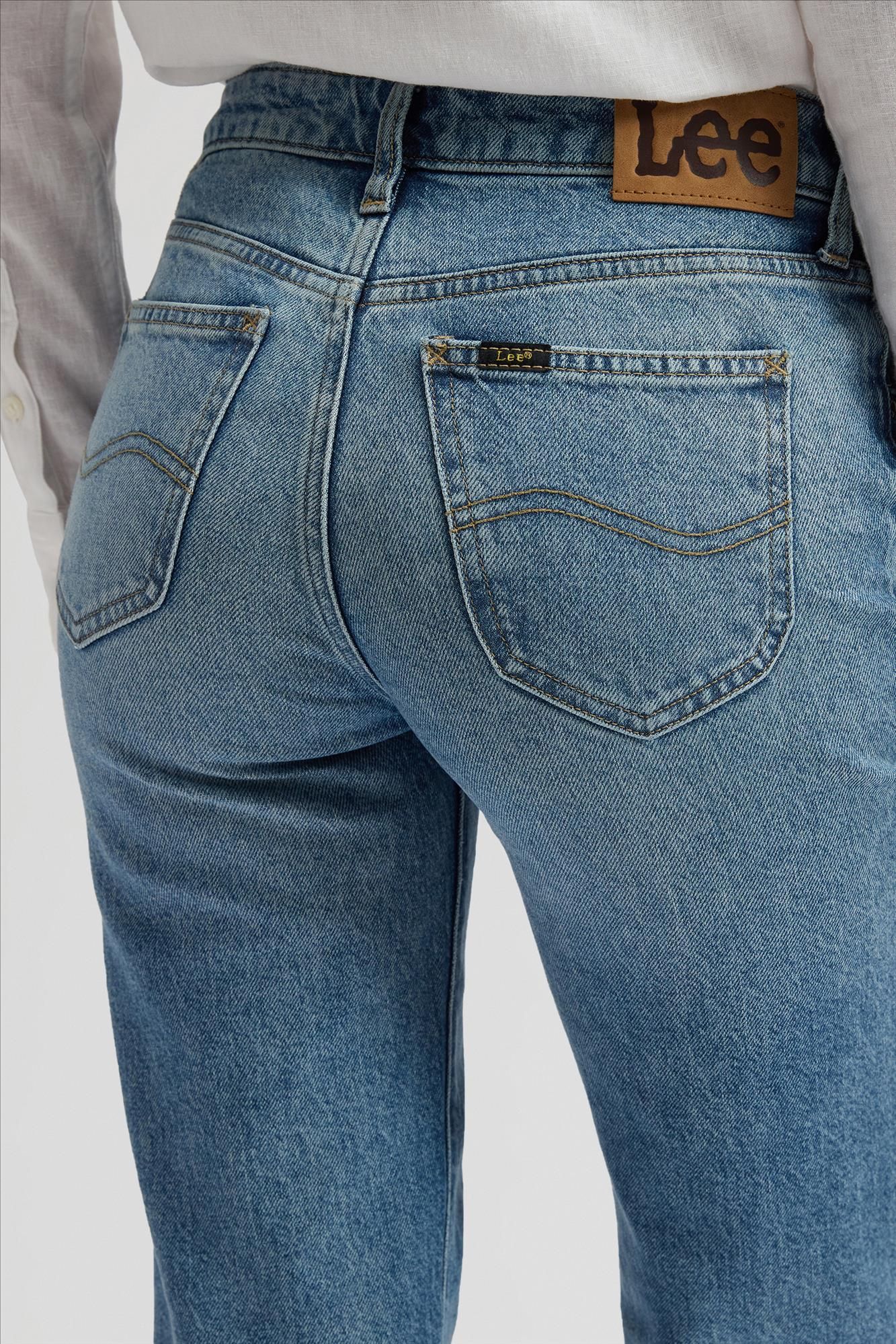 Lee - Blauwe Eye Spy London regualr straight jeans