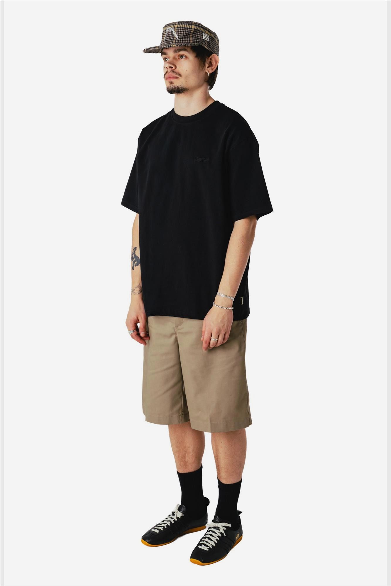 WOODBIRD - Zwarte Baine Base T-shirt