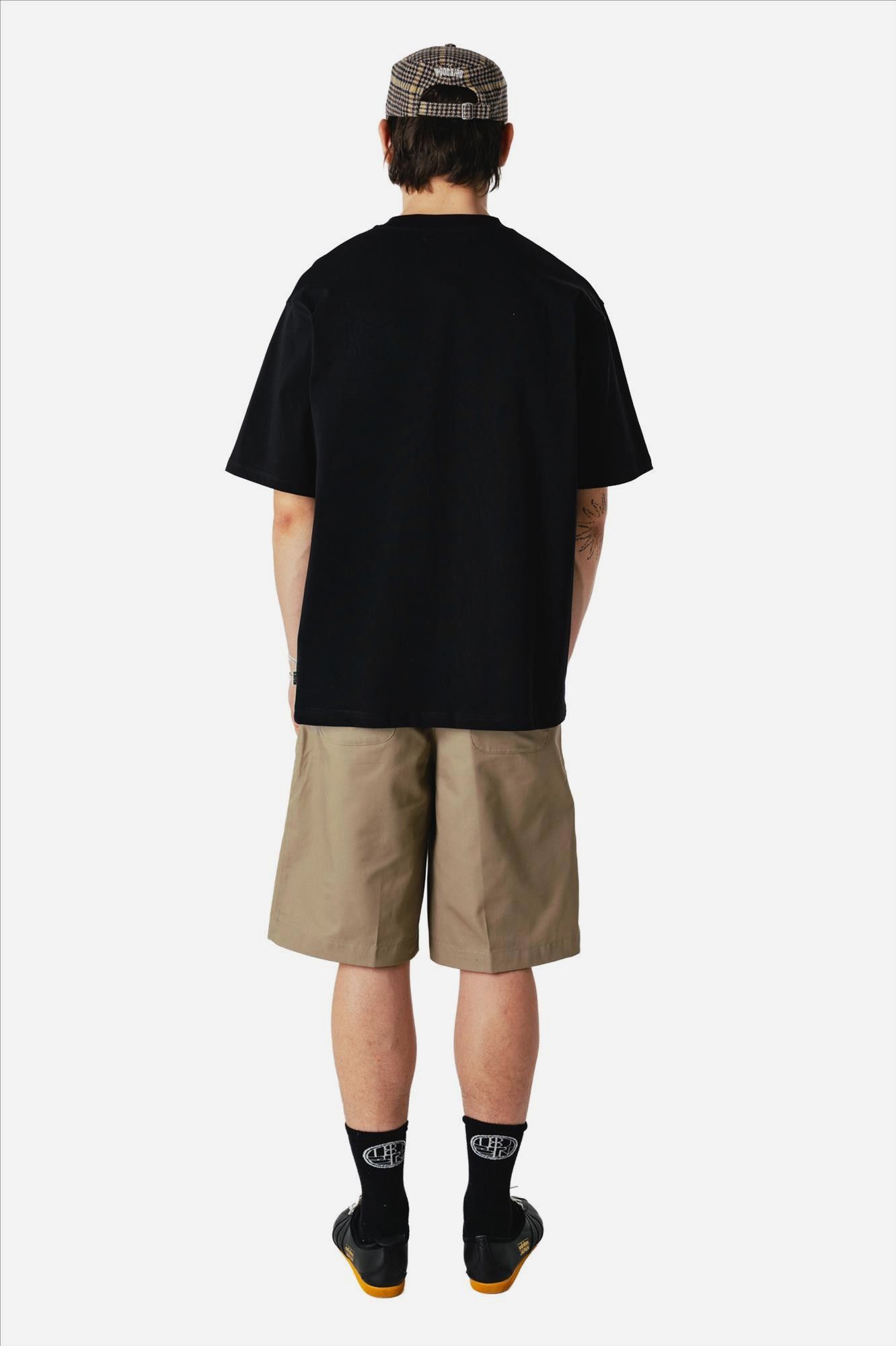 WOODBIRD - Zwarte Baine Base T-shirt