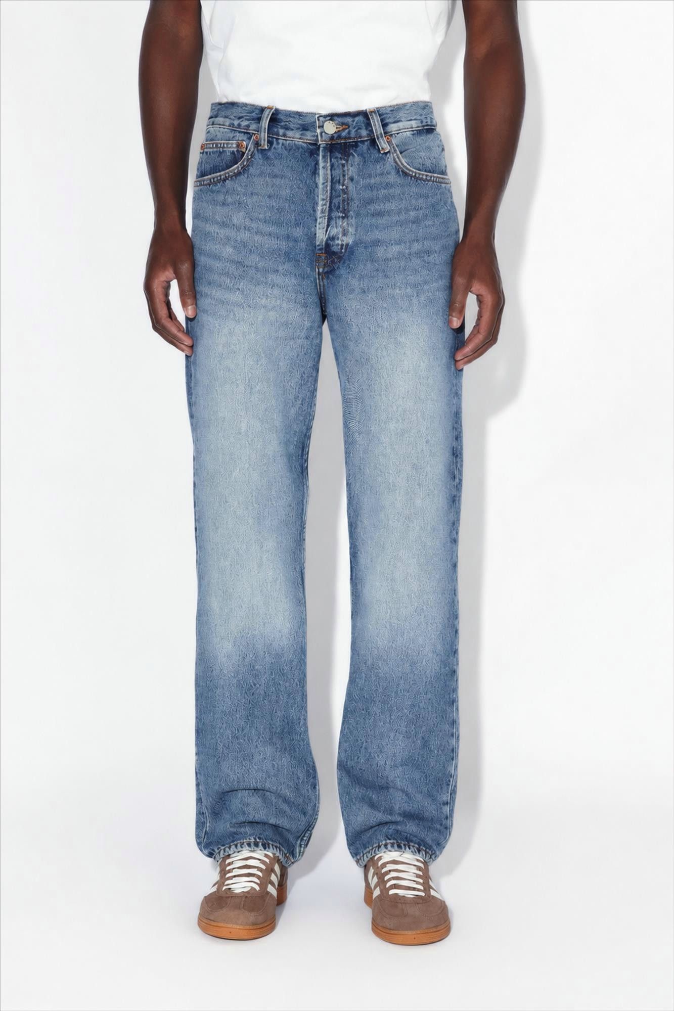 Dr. Denim - Blauwe Fade Dash straight jeans
