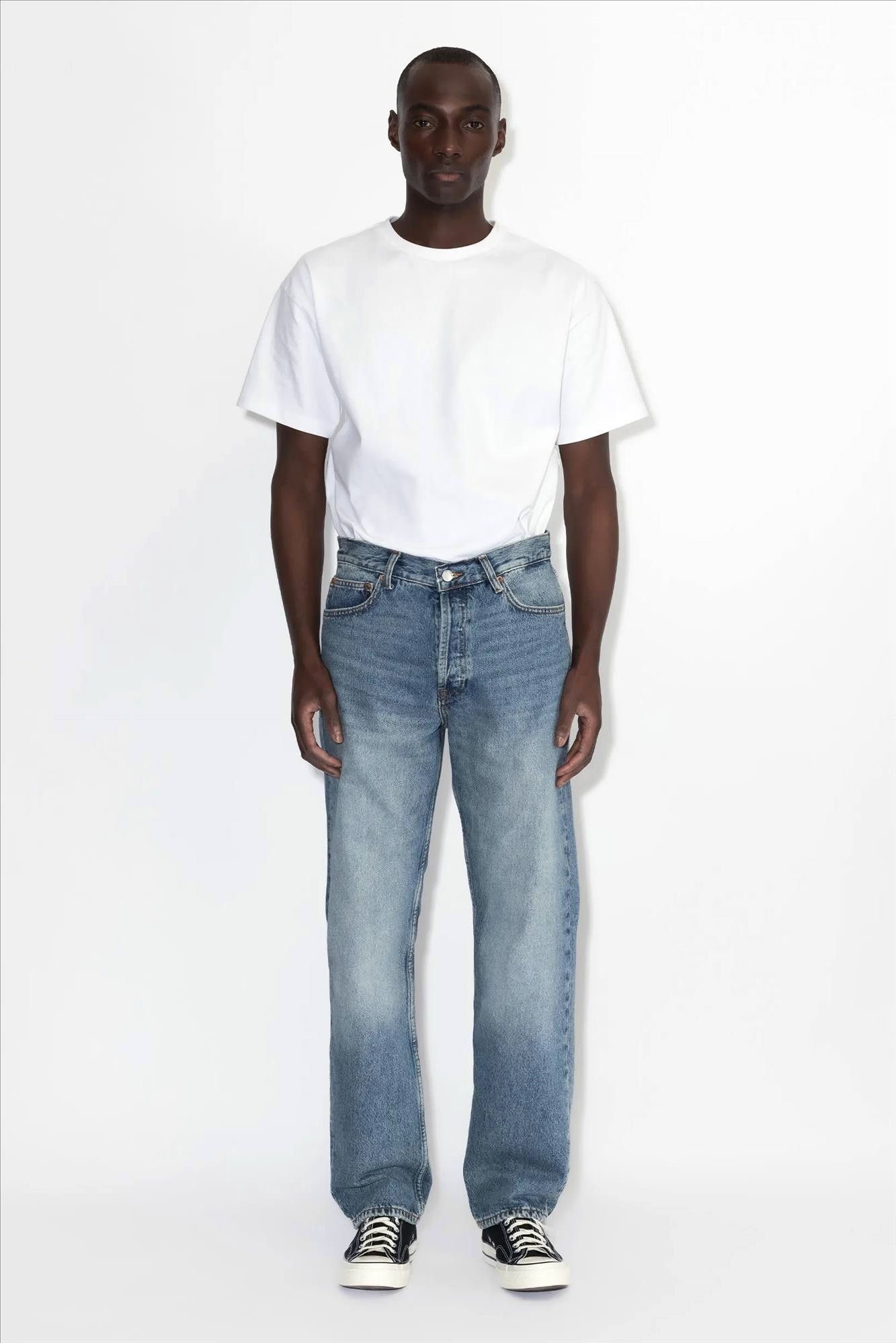 Dr. Denim - Blauwe Fade Dash straight jeans