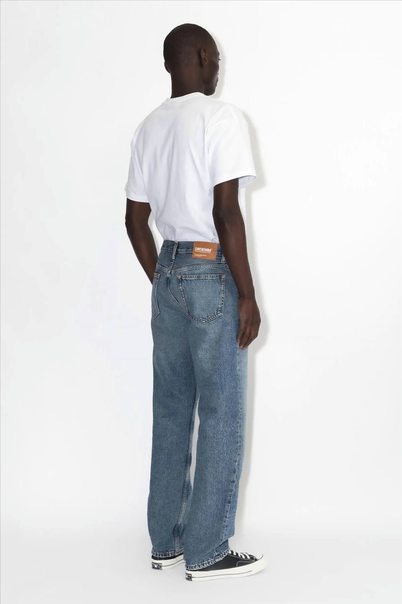 Dr. Denim - Blauwe Fade Dash straight jeans