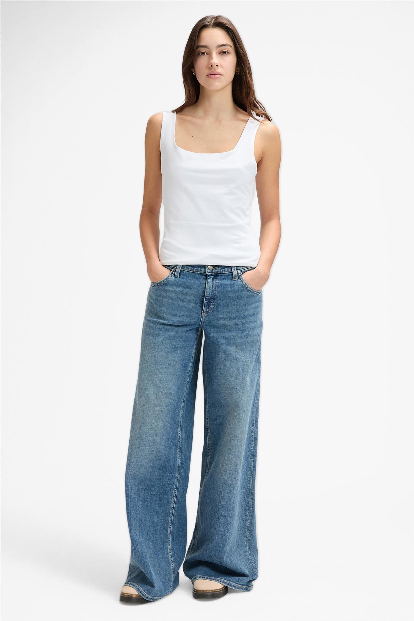 Lee - Blauwe Hope baggy jeans
