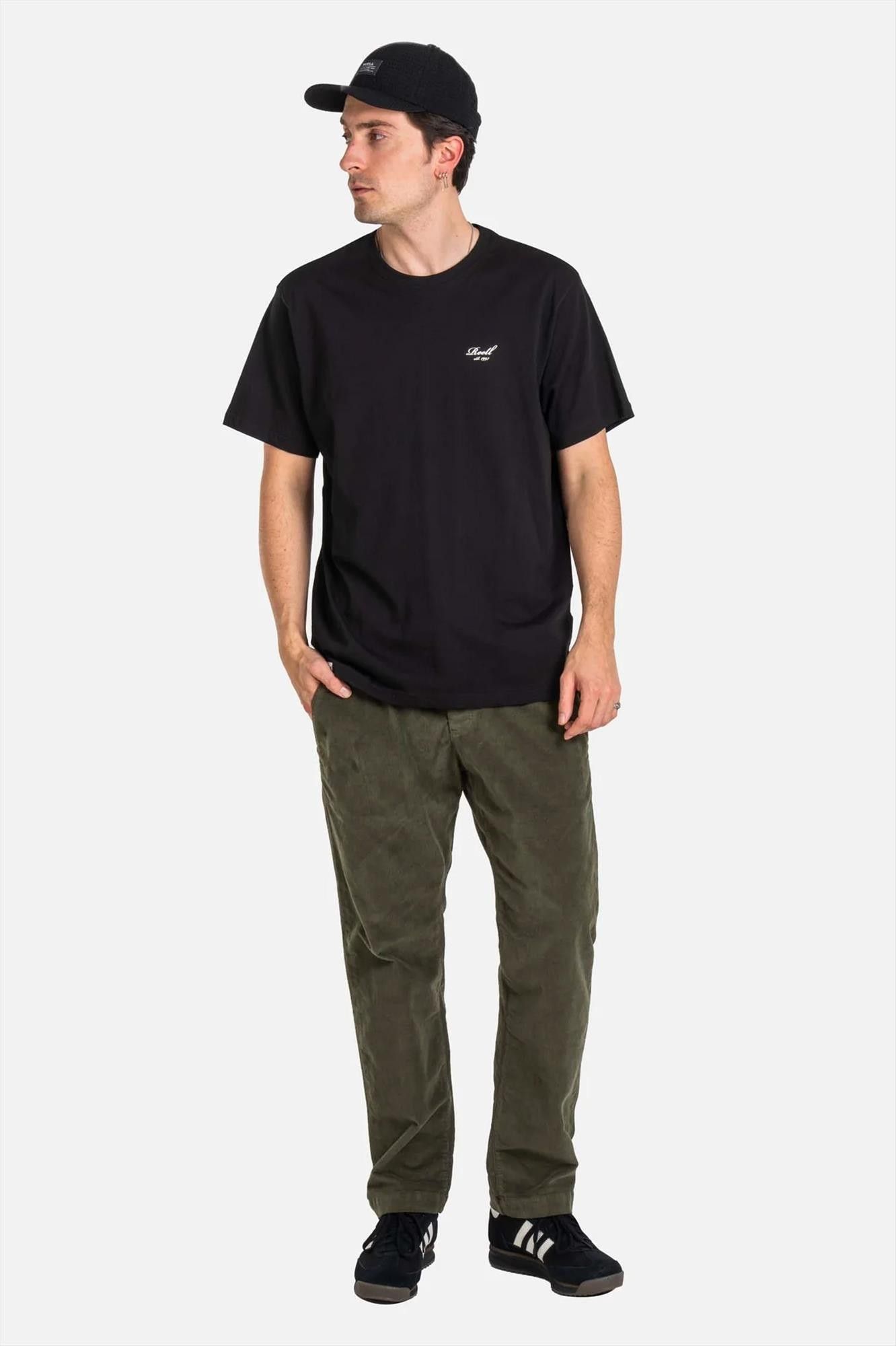 Reell - Olijfgroene Reflex Cord loose chino
