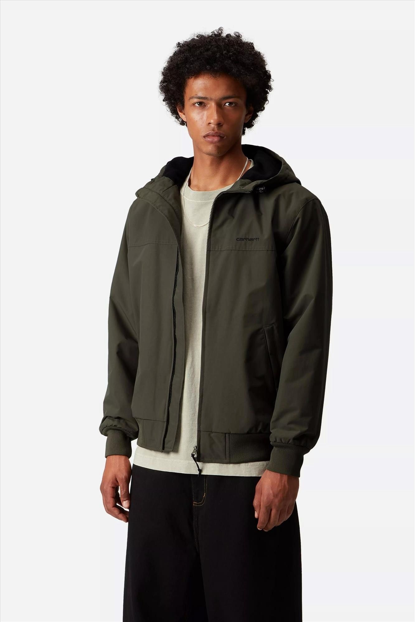 Carhartt WIP - Kaki Hooded Sail jacket