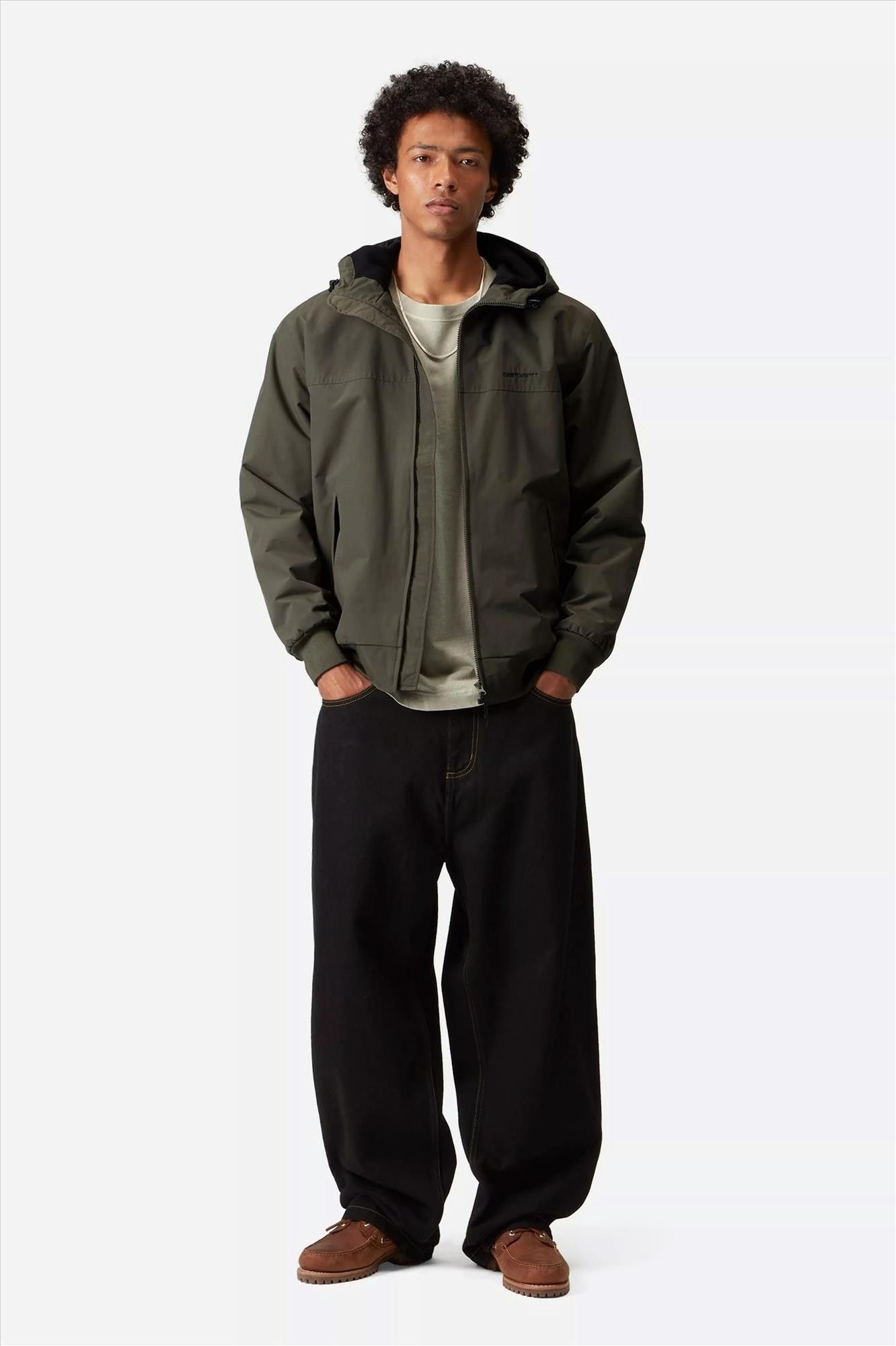 Carhartt WIP - Kaki Hooded Sail jacket