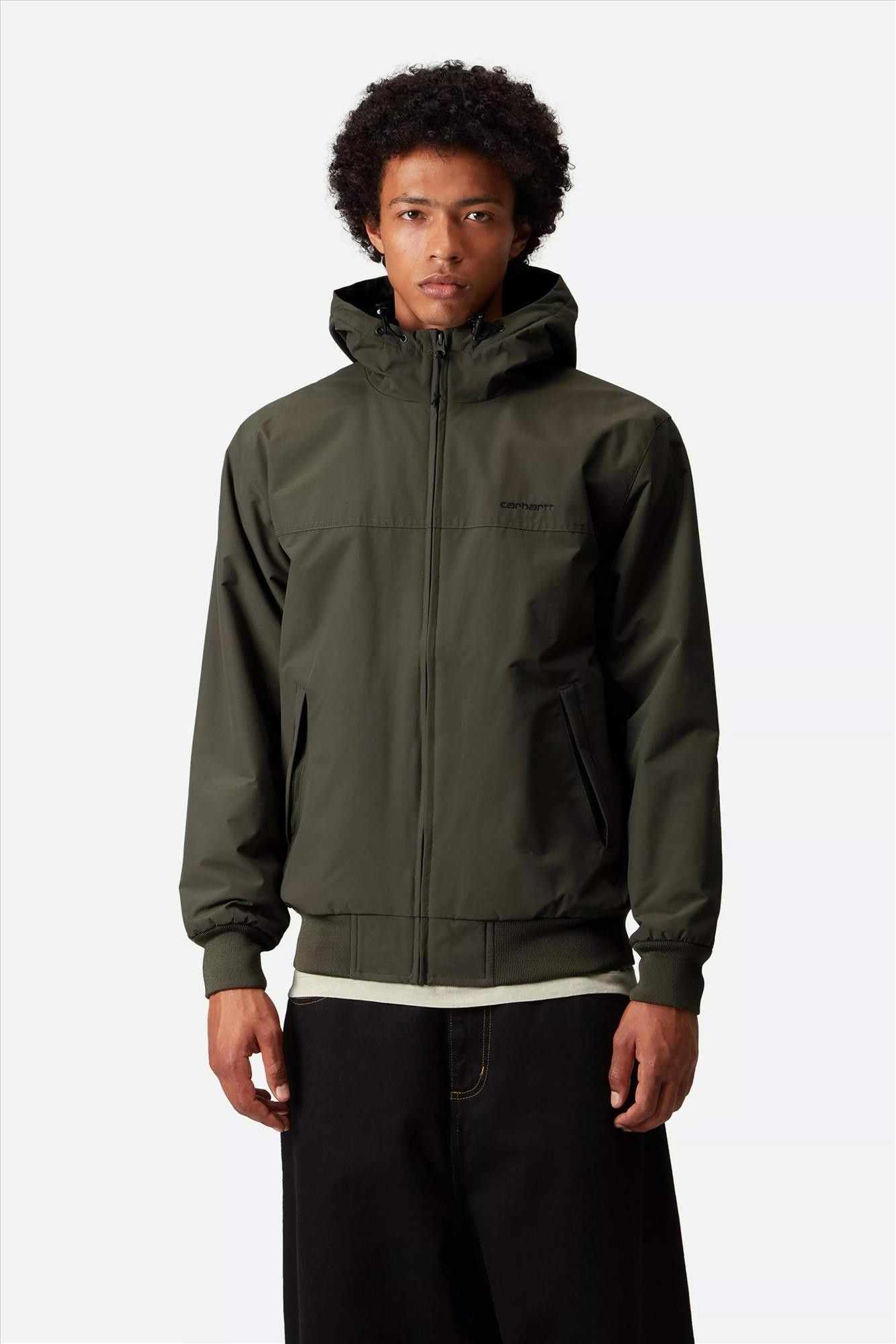 Carhartt WIP - Kaki Hooded Sail jacket
