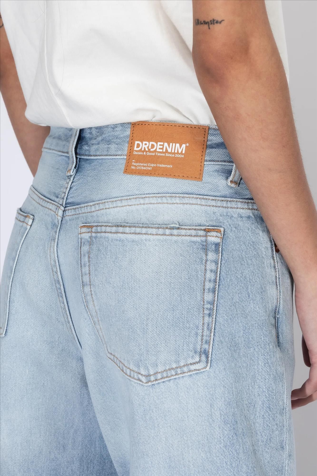 Dr. Denim - Lichtblauwe Hill wide straight jeans