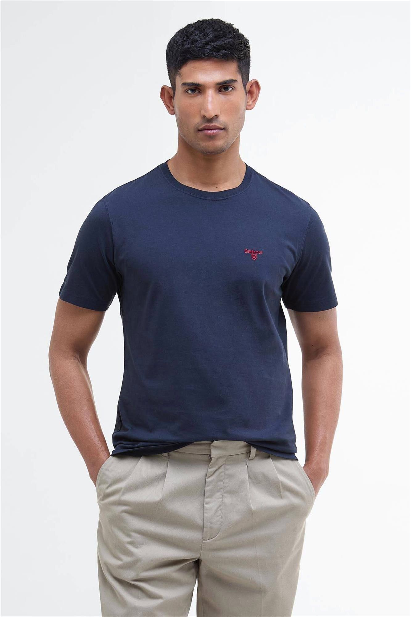 Barbour - Donkerblauwe Essential Sports T-shirt