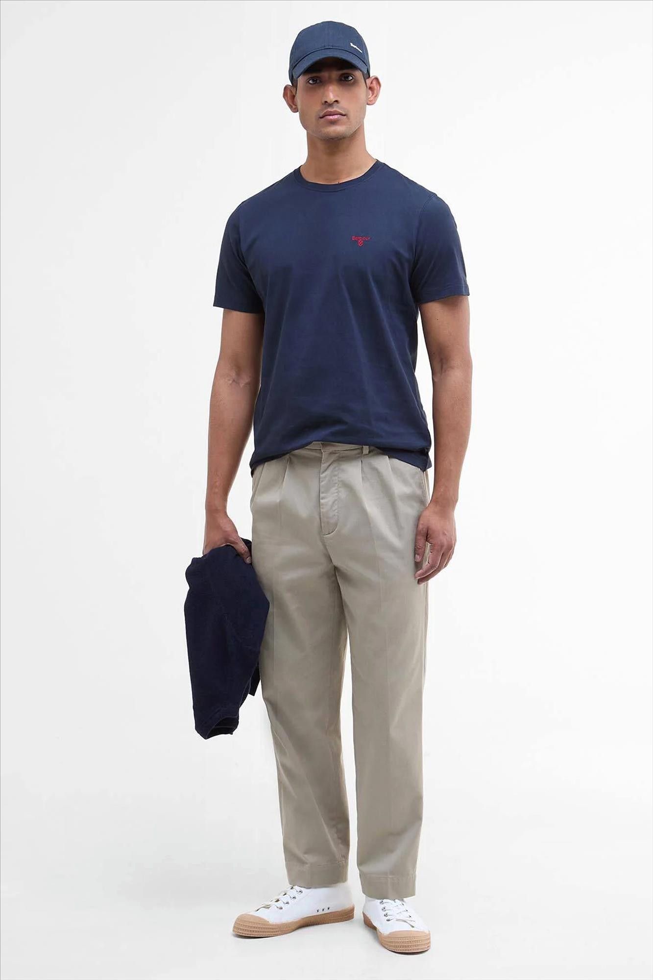 Barbour - Donkerblauwe Essential Sports T-shirt