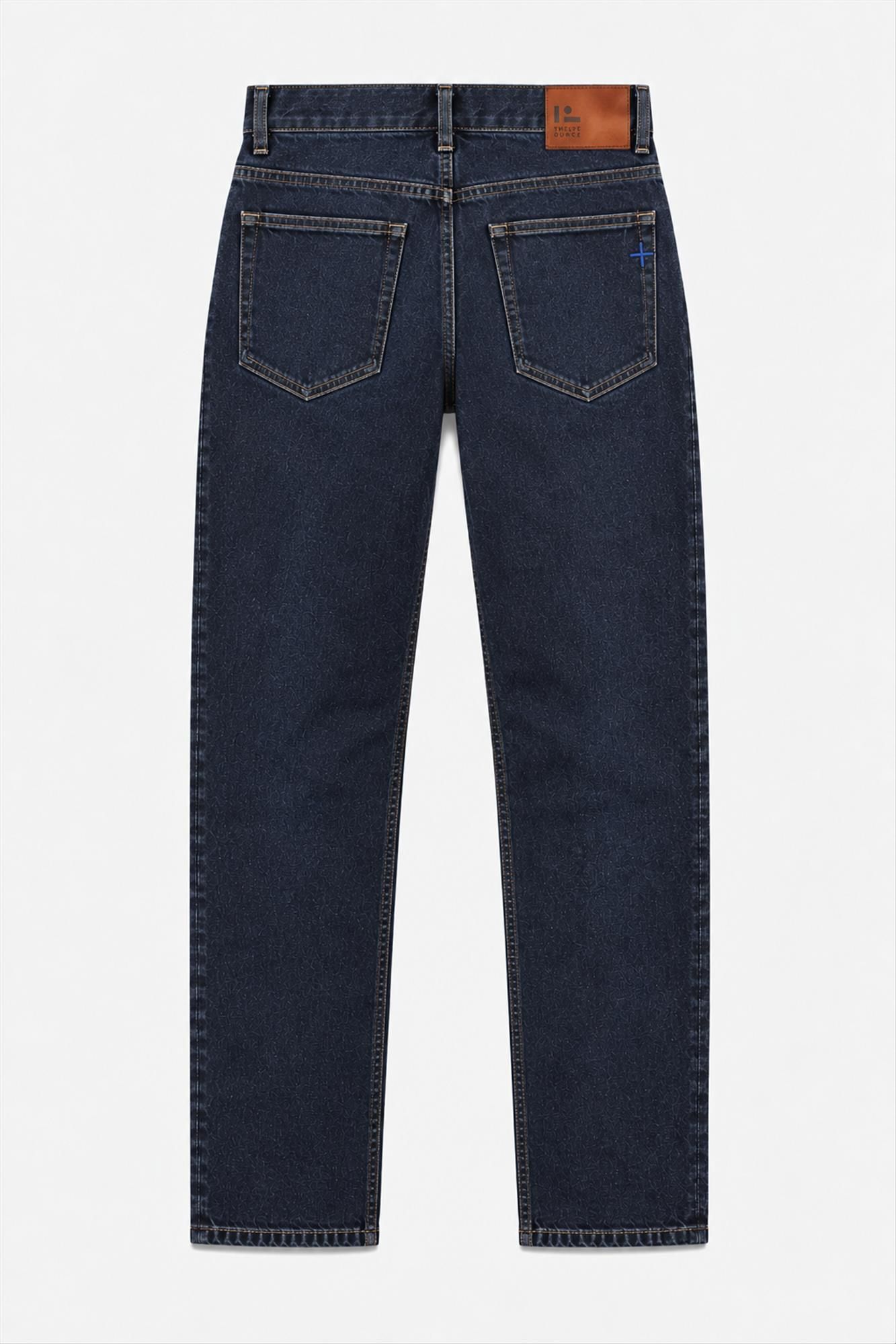 Twelve Ounce - Donkerblauwe Rinsed Åre tapered jeans