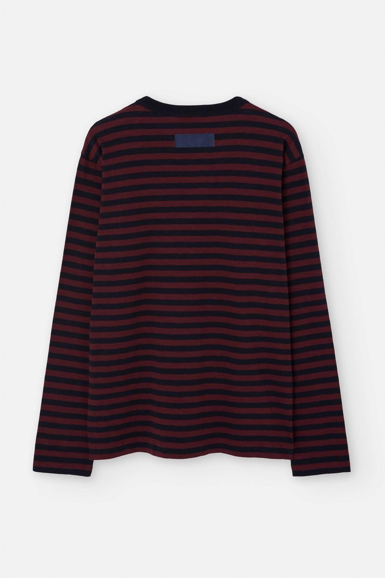 Loreak - Bordeaux-Donkerblauwe Astondo longsleeve