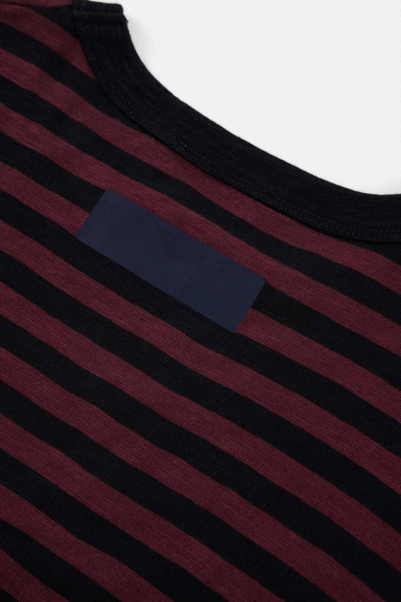 Loreak - Bordeaux-Donkerblauwe Astondo longsleeve