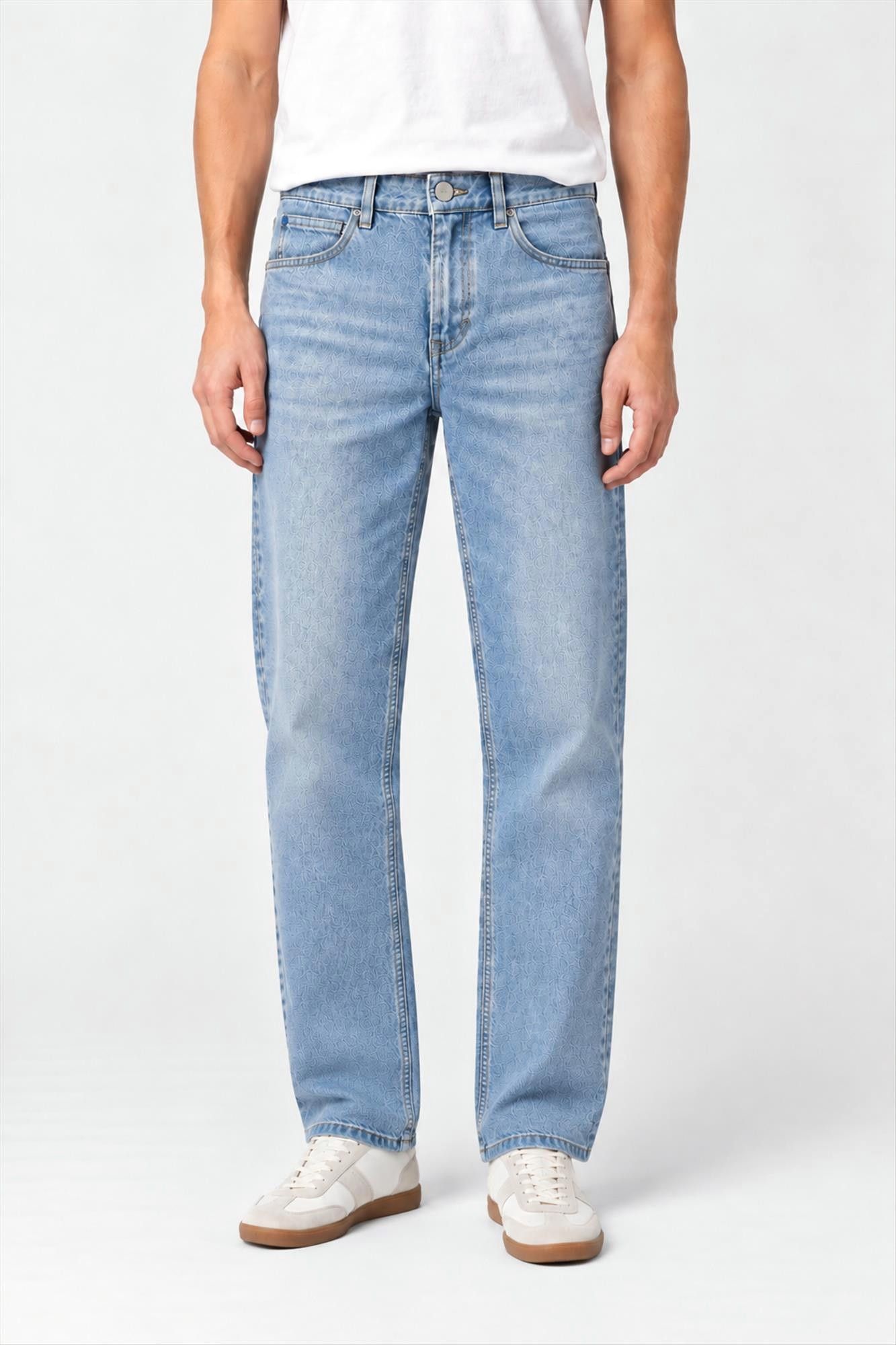 Twelve Ounce - Clear Blue Selva straight jeans