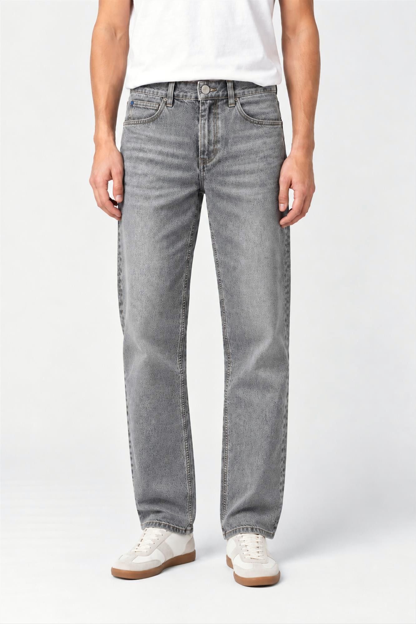 Twelve Ounce - Grijze Selva straight jeans