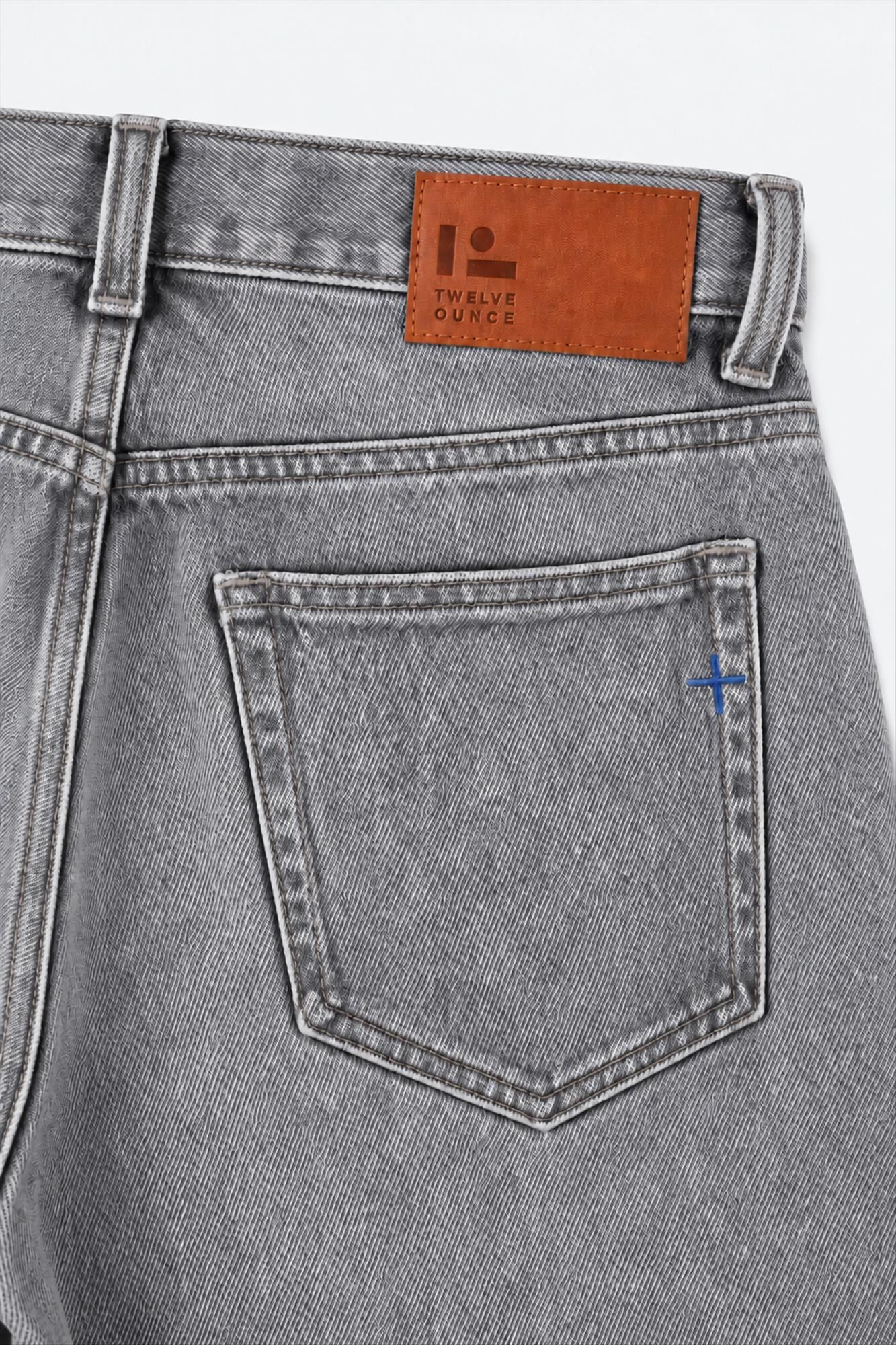 Twelve Ounce - Grijze Selva straight jeans
