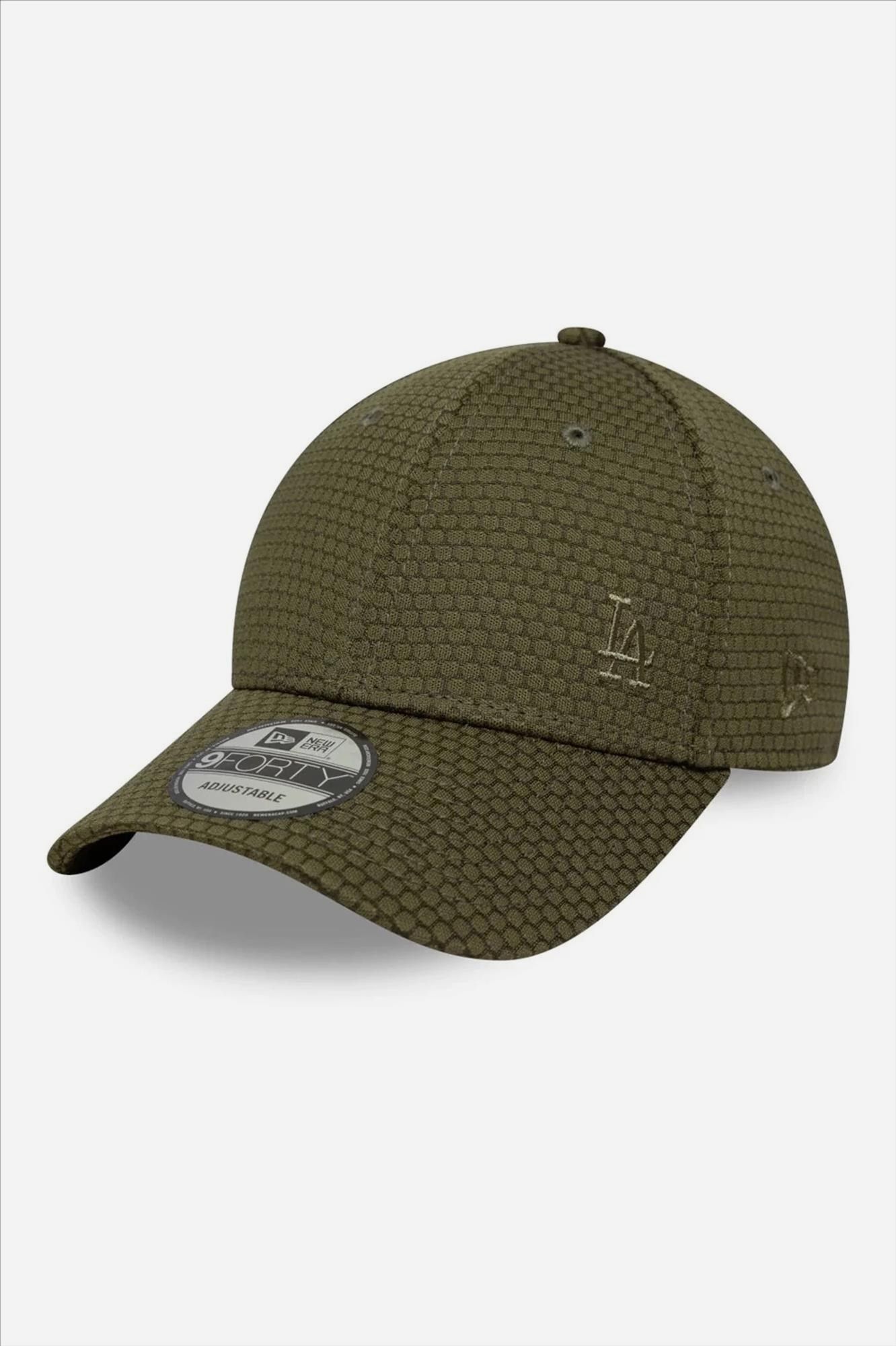 New Era - Olijfgroene LA Dodgers Mesh pet