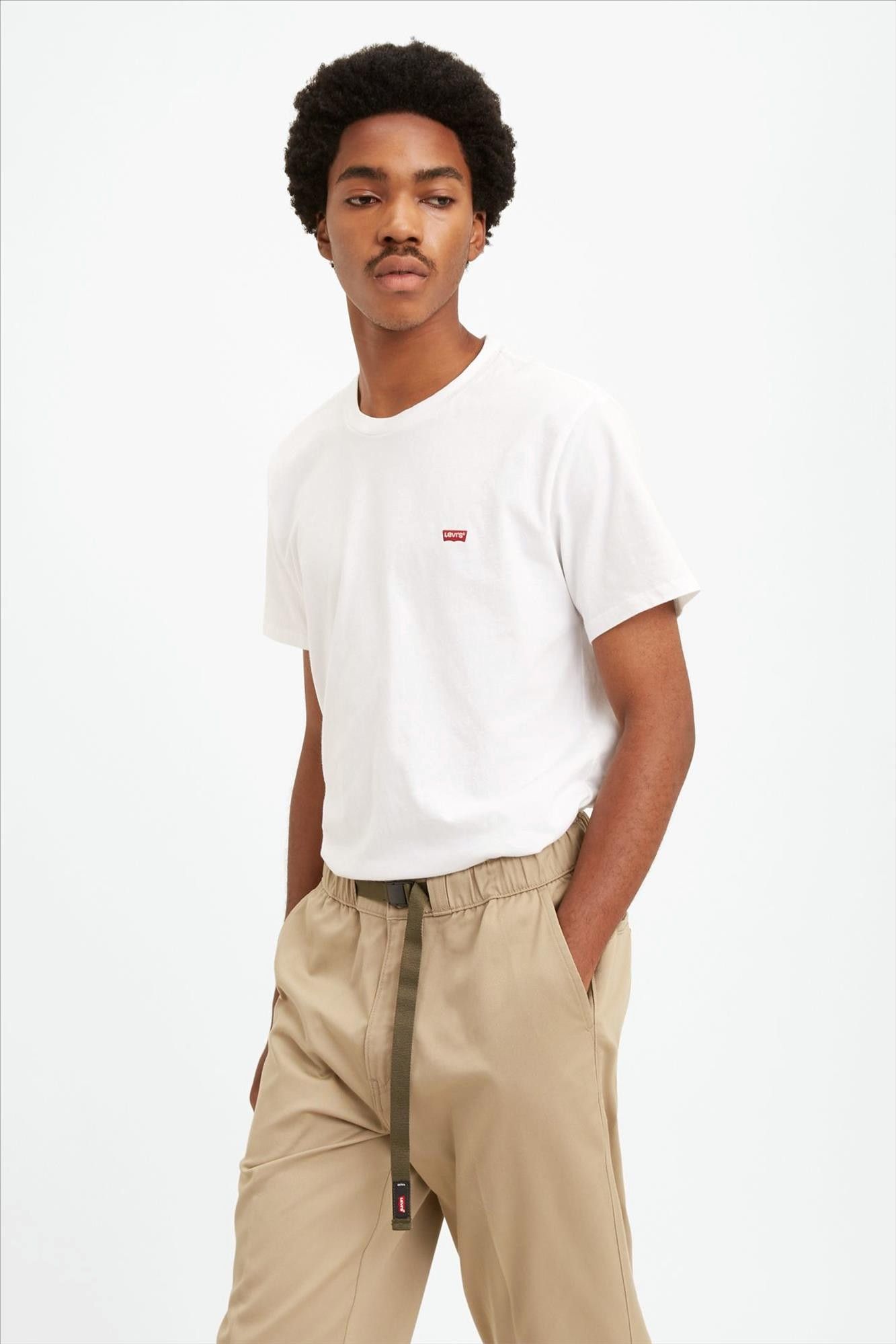 Levi's - Witte Batwing Logo T-shirt