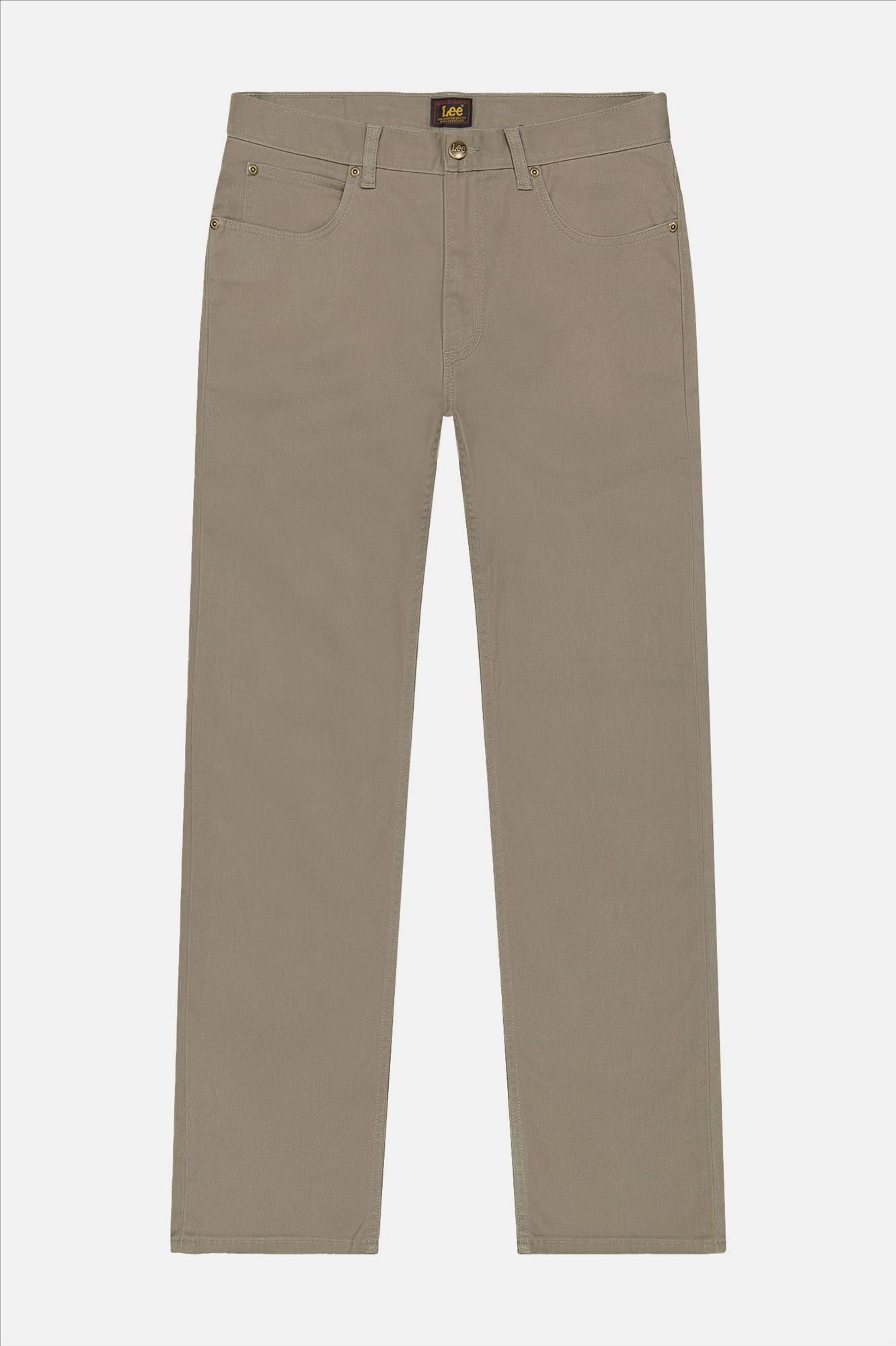 Lee - Olijfgroene Daren regular broek