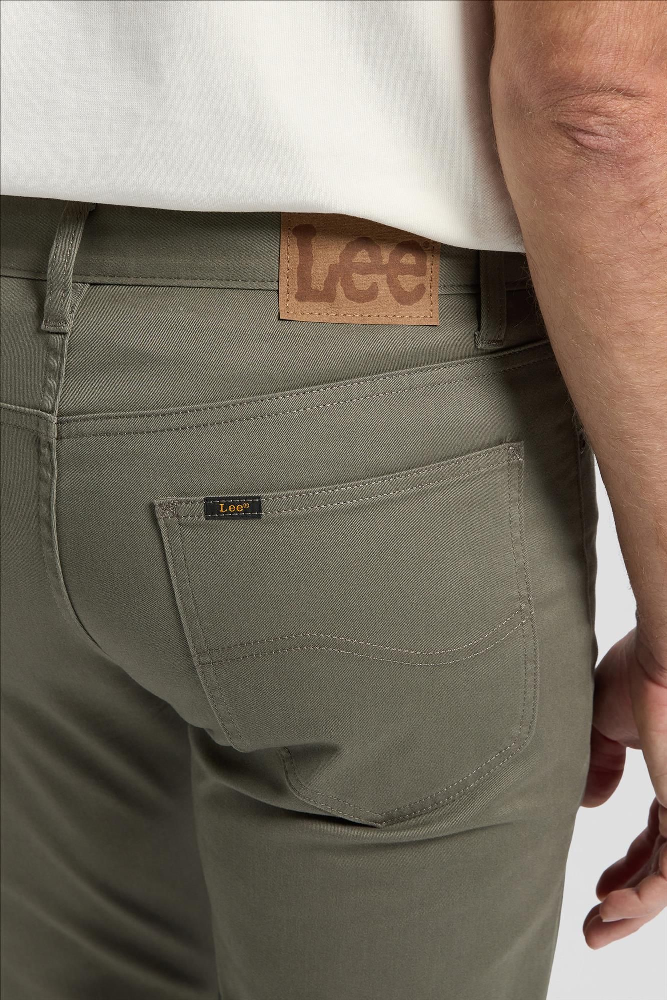 Lee - Olijfgroene Daren regular broek