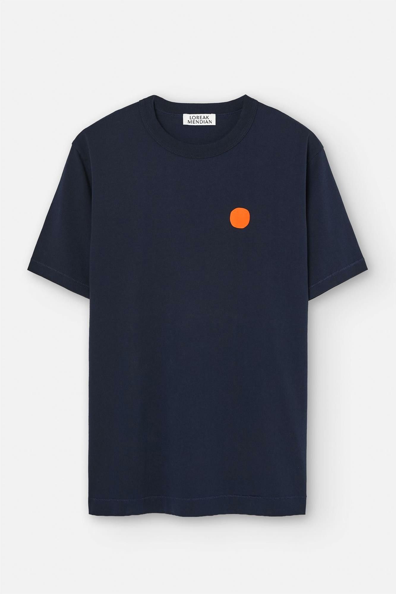 Loreak - Donkerblauwe Dot T-shirt
