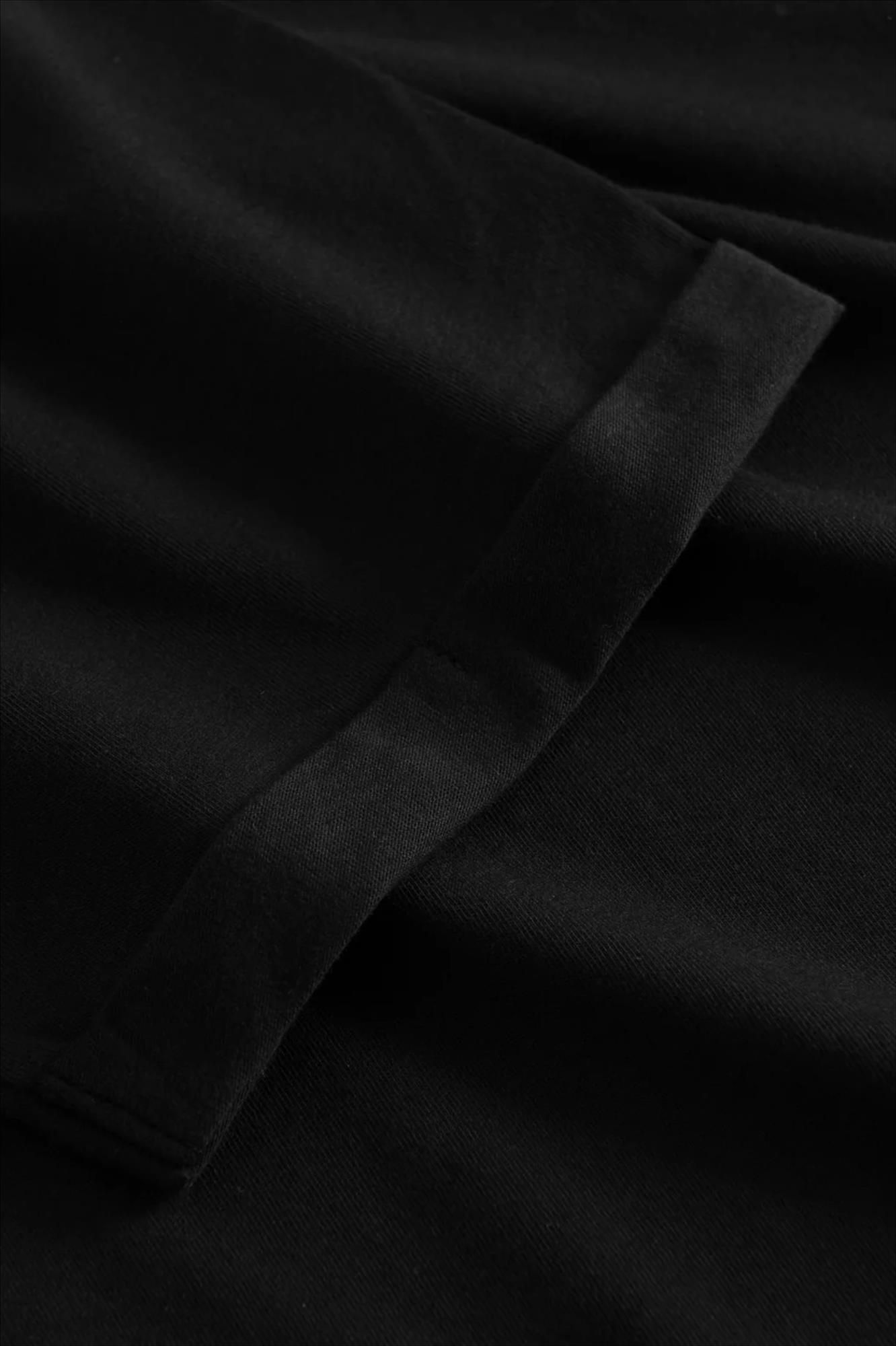 LES DEUX  - Zwarte Nørregaard Tonal T-shirt
