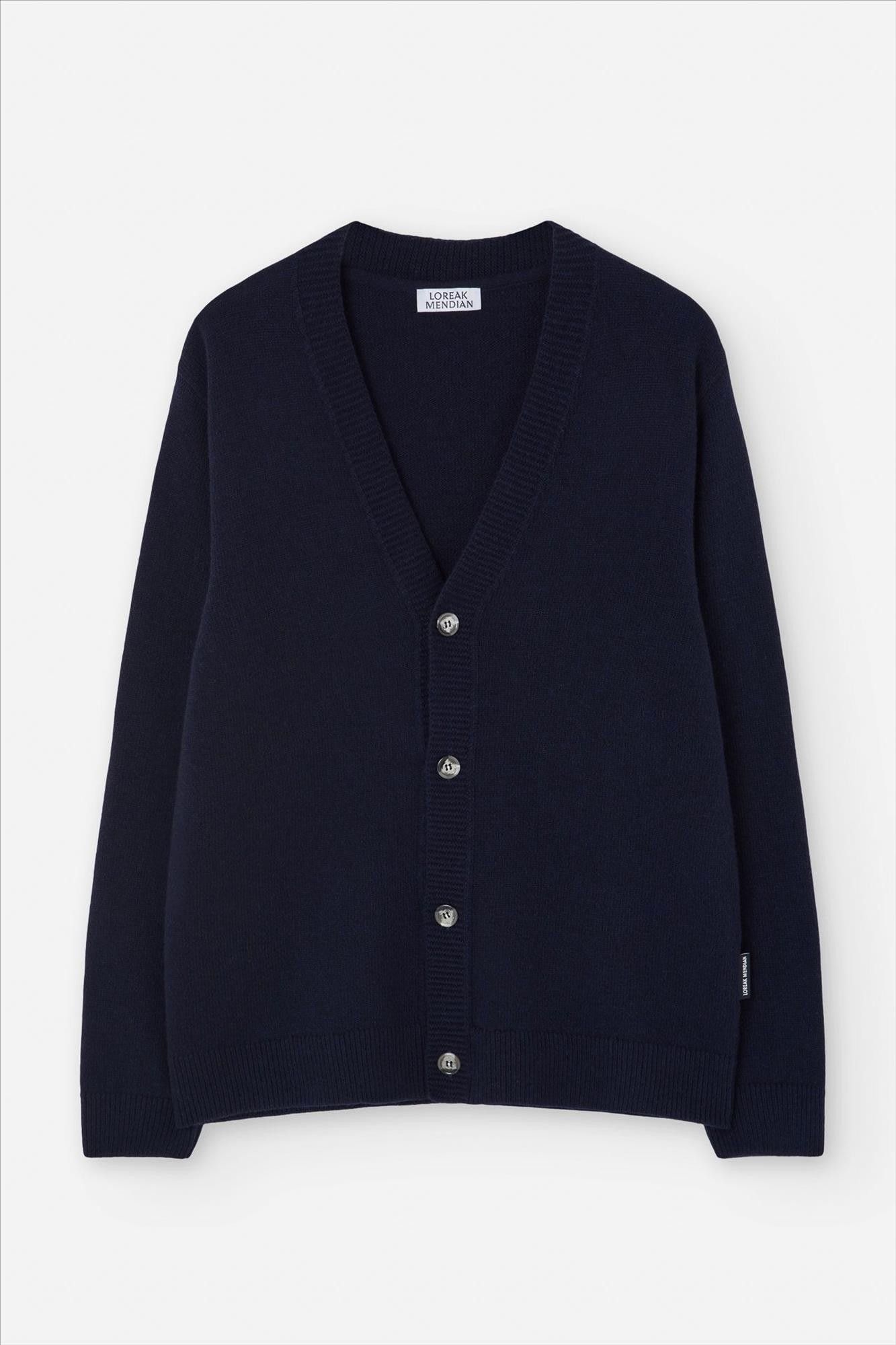 Loreak - Donkerblauwe Telmo cardigan