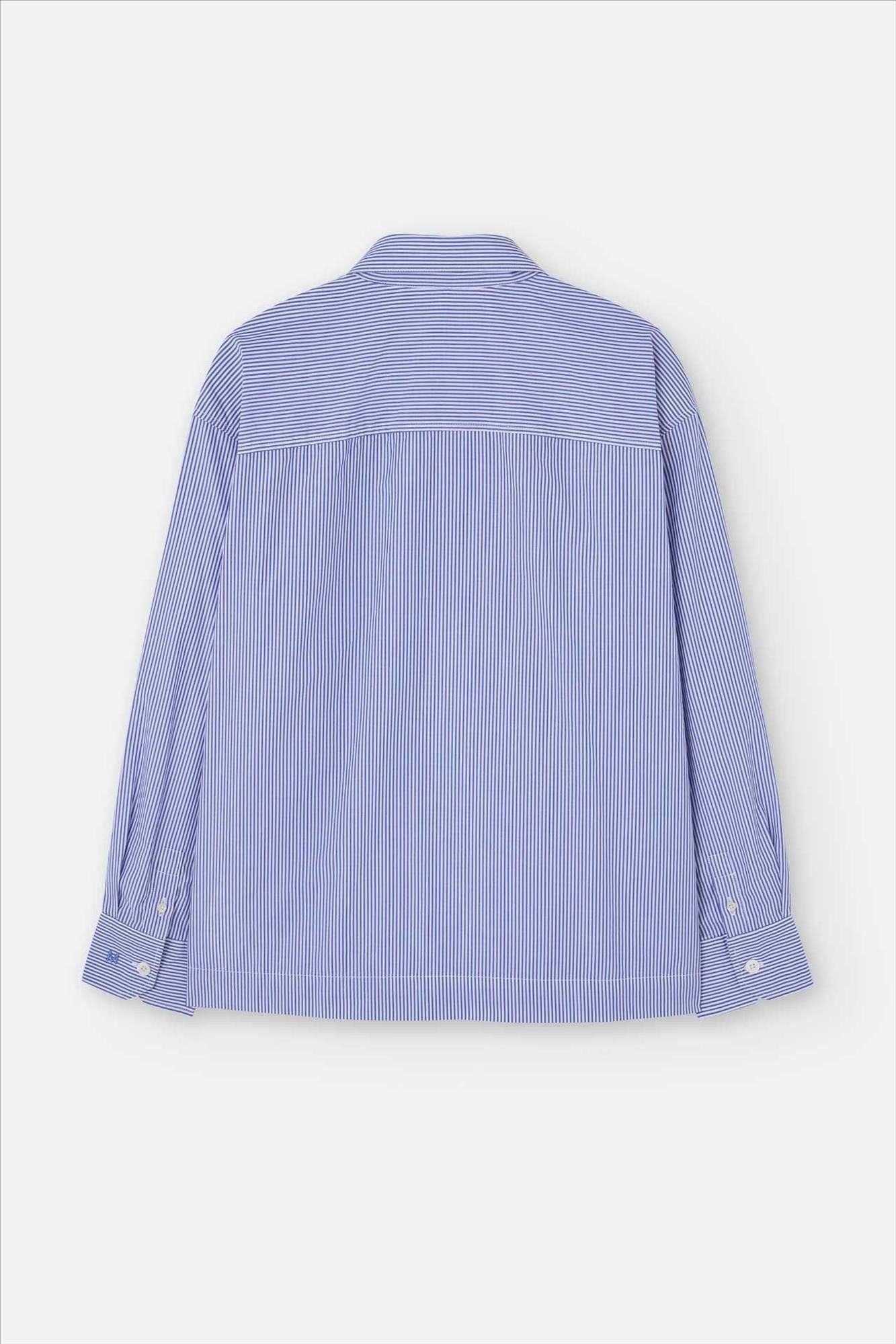 Loreak - Ecru-Blauwe Garis blouse